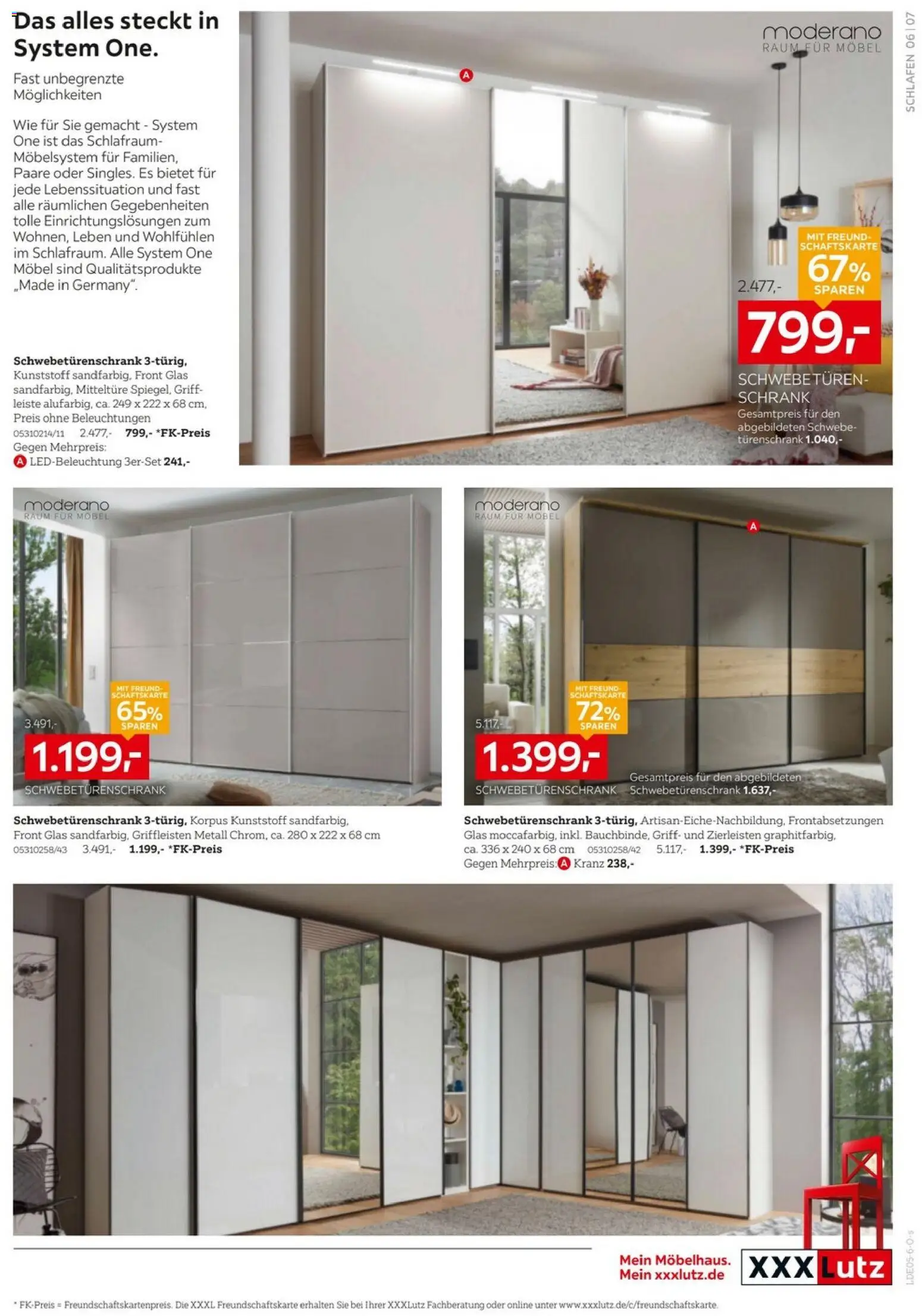 XXXLutz Schlafzimmer-Testerinnen und -Tester gesucht – gültig ab 09.05.2026 | Seite: 7 | Produkte: Schwebetürenschrank, Schrank