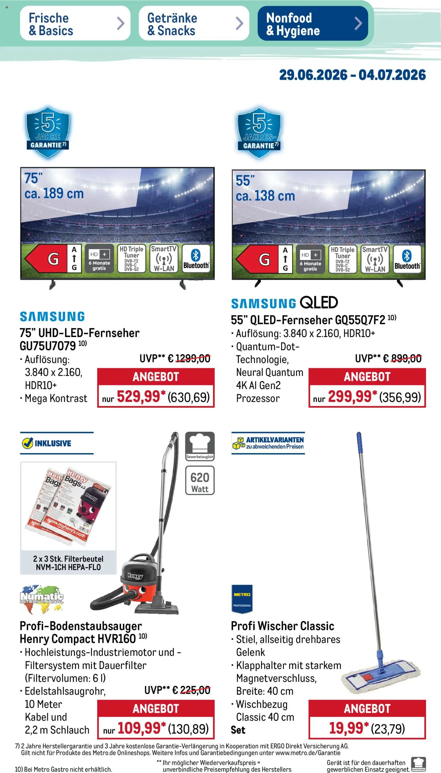 Metro Prospekt – gültig ab 29.06.2026 | Seite: 43 | Produkte: Kabel, Samsung
