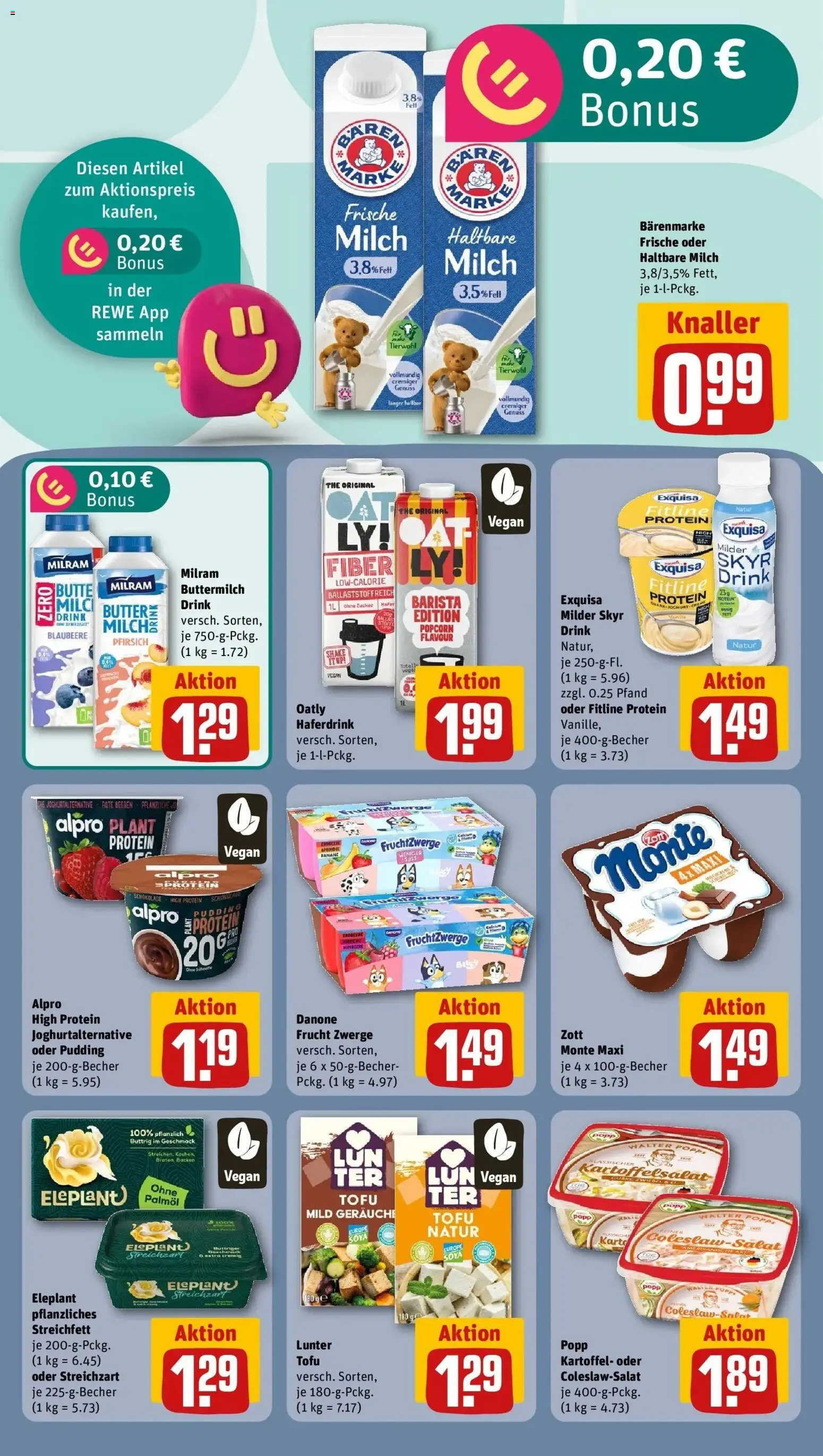REWE Prospekt ab 05.10.2026 zum Blättern » Angebote | Seite: 15 | Produkte: Buttermilch, Joghurt, Skyr, Haferdrink