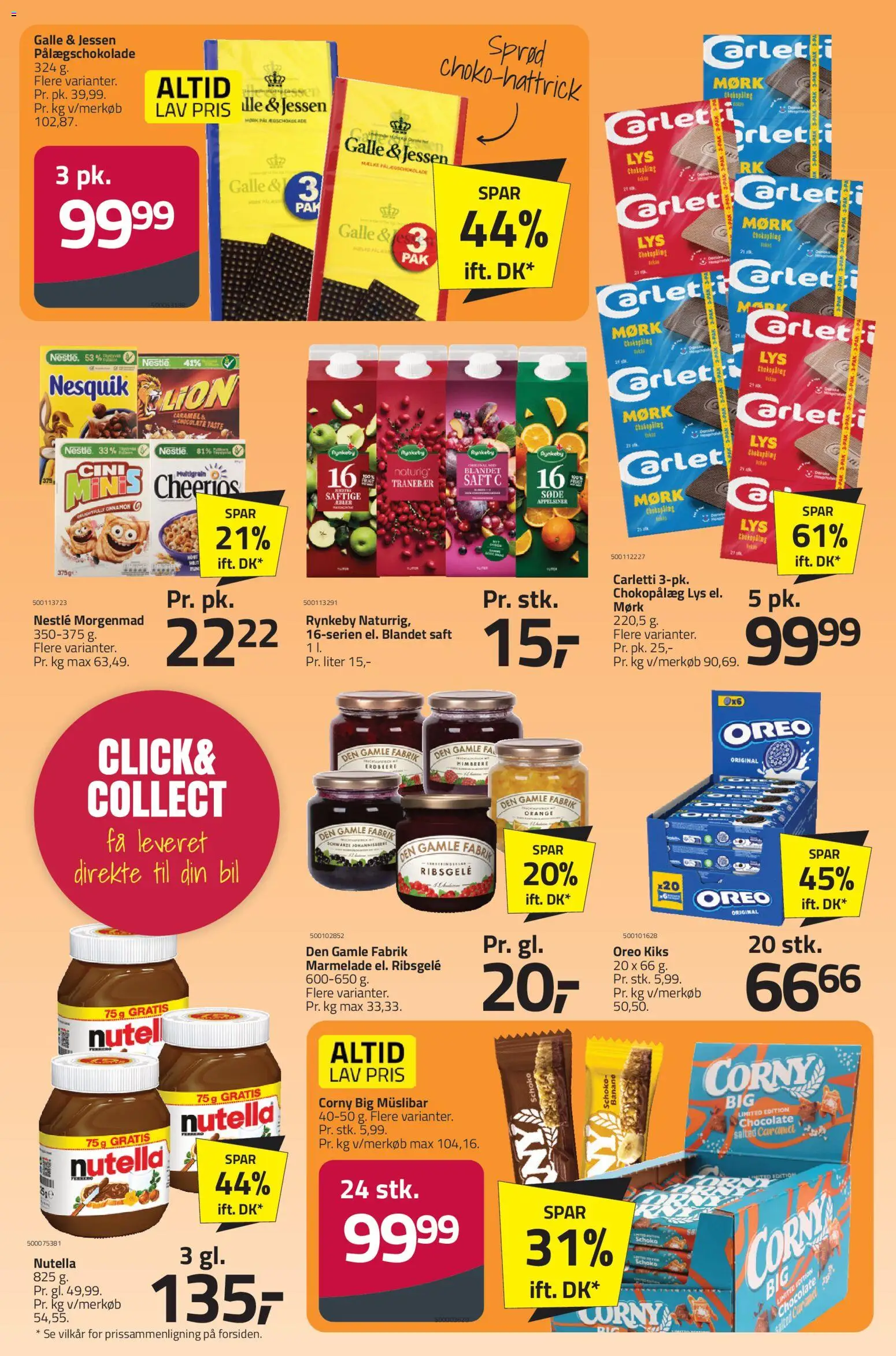 Fleggaard tilbudsavis – gyldig fra 02/09/2026 | Side: 44 | Produkter: Ribsgele, Marmelade, Pålægschokolade, Oreo