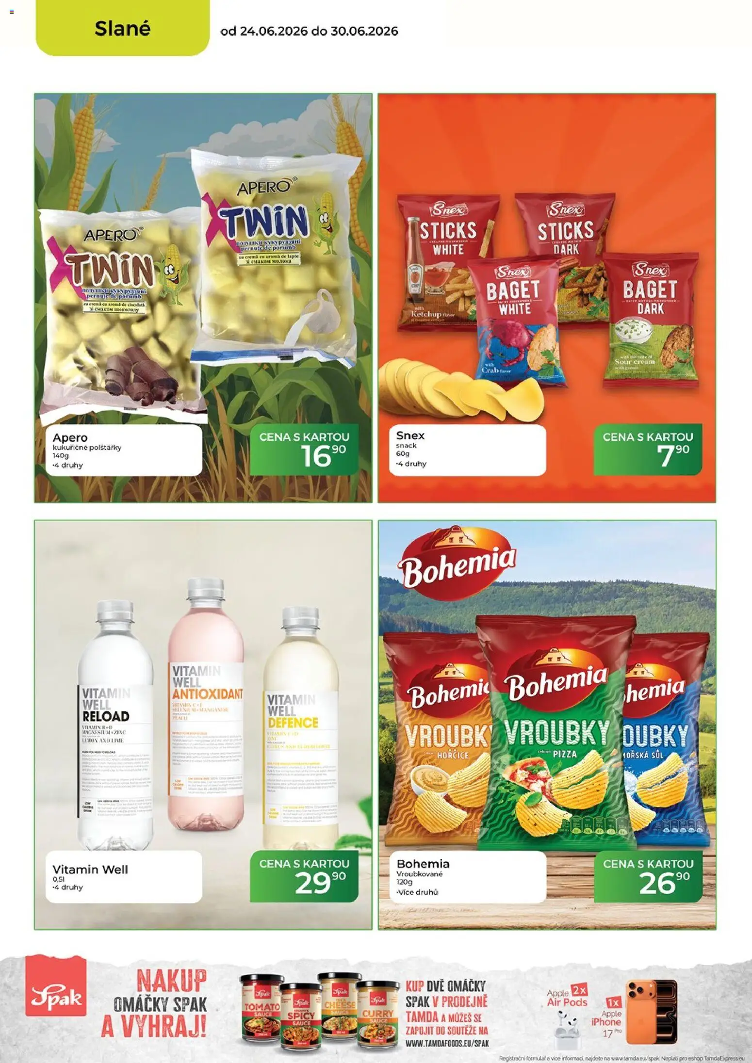 Tamda Foods leták od 24.06.2026 | Strana: 36 | Produkty: Polštářky, Pizza, Apple, Hořčice