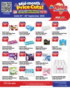 Africa Cash & Carry specials catalogue – valid from 21/09/2026