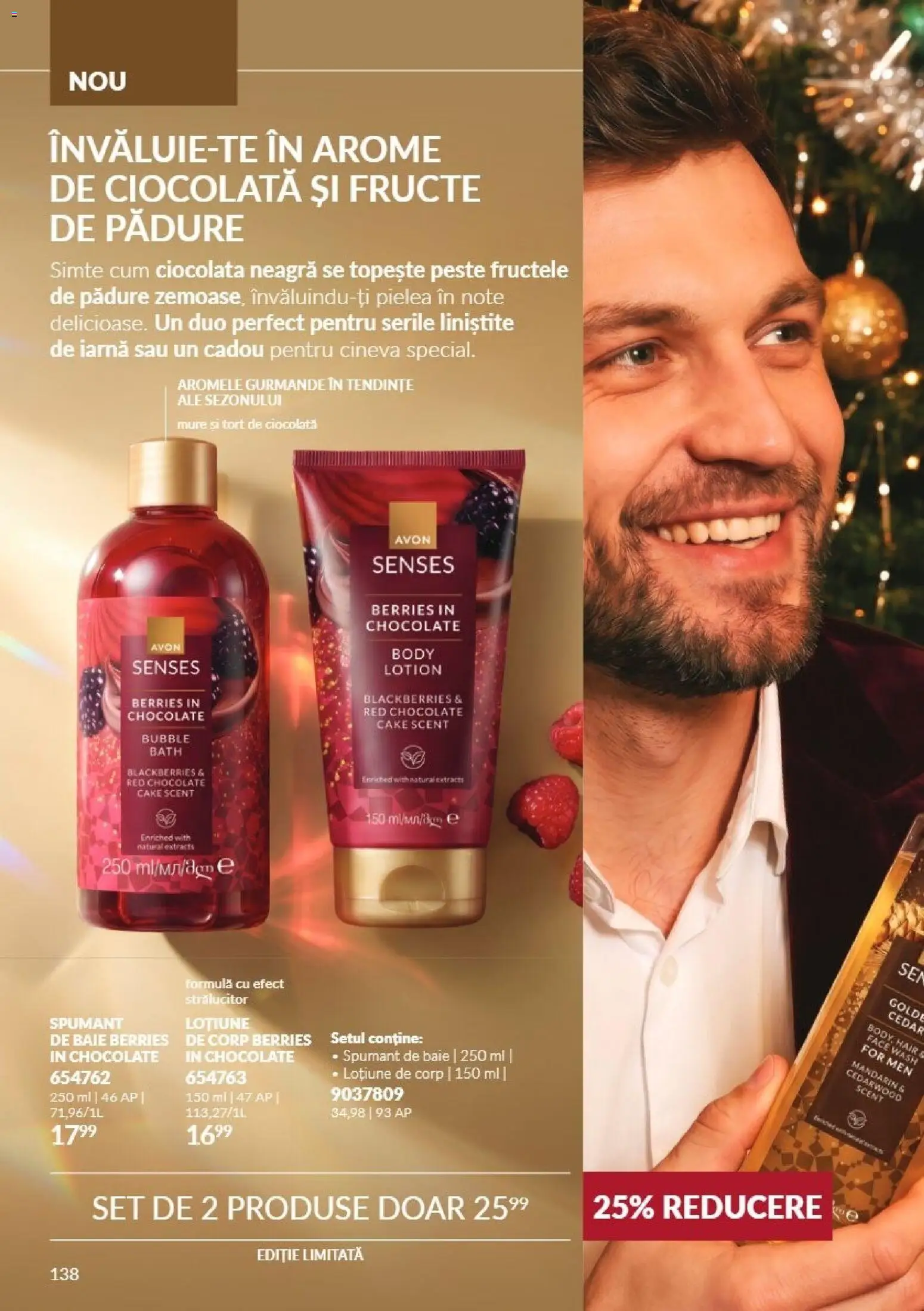 Noul catalog Avon – valabil de la 01.11.2026 | Pagină: 138 | Produse: Body, Fructe de pădure, Pește, Fructe