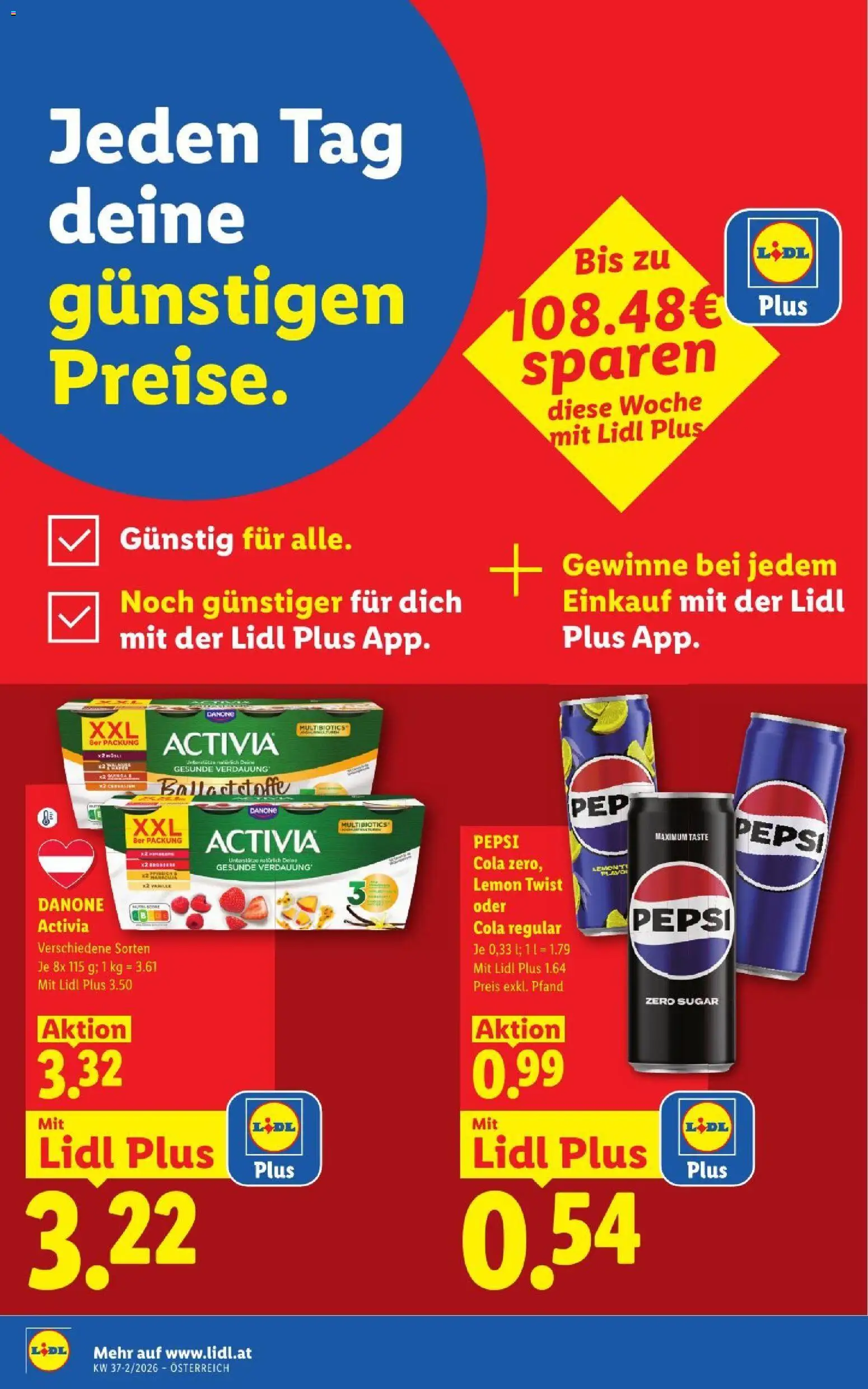Lidl - Flugblatt gültig ab 10.09.2026 | Seite: 8 | Produkte: Himbeere, Vanille, Pepsi