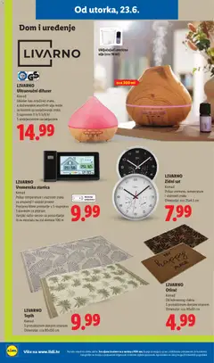 LIVARNO Otirač, Komad. Od kokosovog vlakna. S protukliznom donjom stranom. Dimenzije: cca 40x60 cm - Pregled kataloga iz trgovine Lidl, vrijedi od 23.06.2026 | Stranica: 28