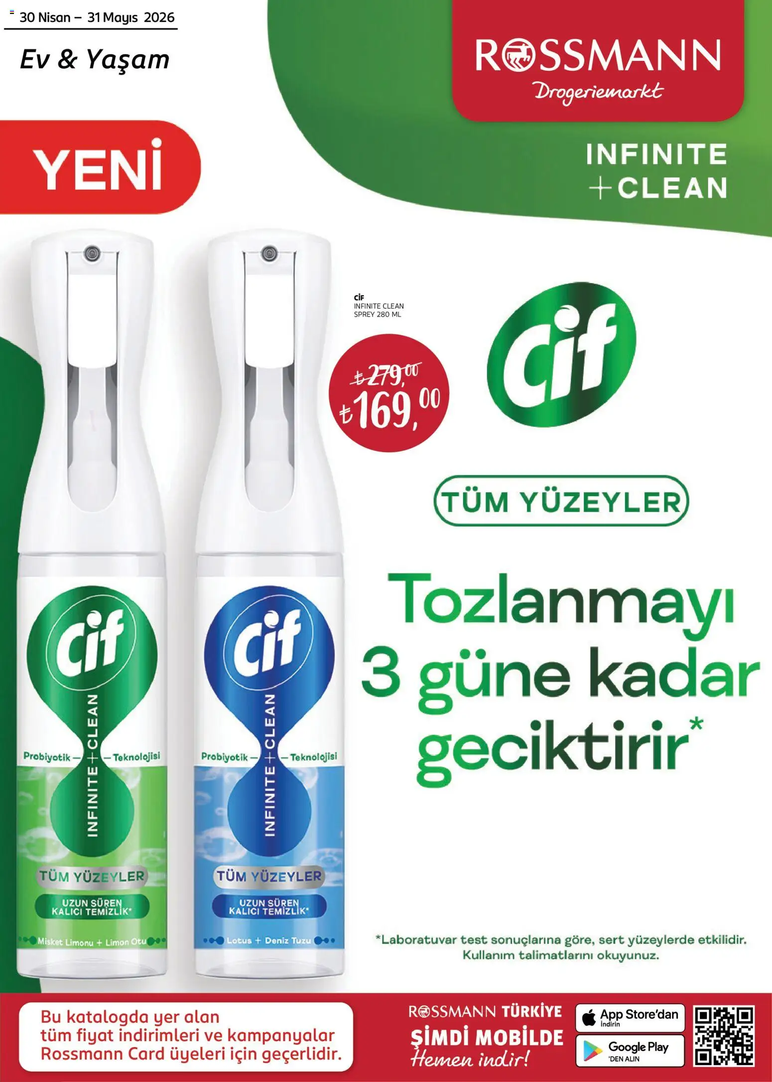 Rossmann - Mayıs Ev & Yaşam Kataloğu - 30.04.2026 tarihinden itibaren geçerlidir | Sayfa: 1 | Ürünler: Limon, Misket Limonu