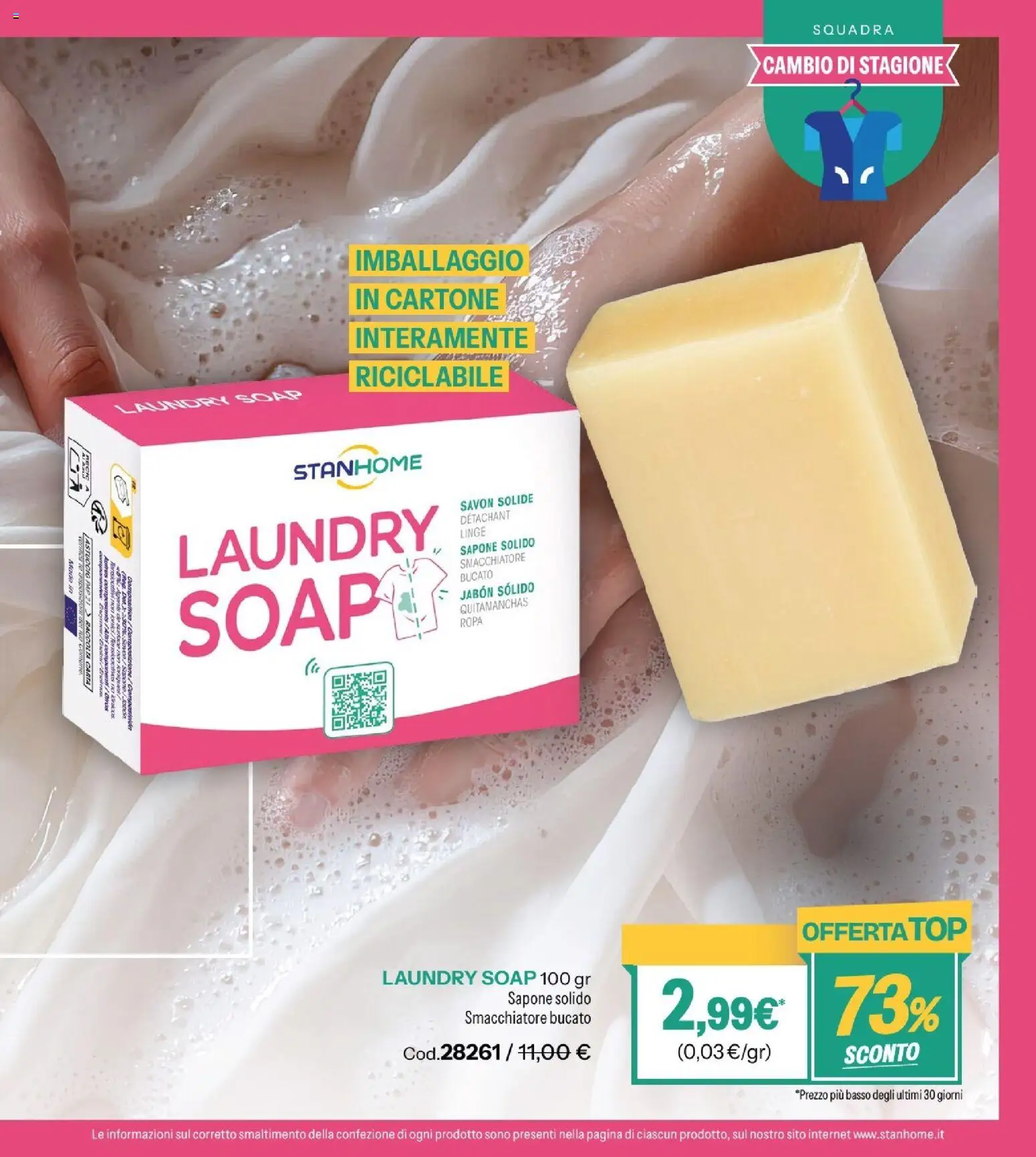 Volantino Stanhome del 29/09/2026 | Pagina: 21 | Prodotti: Smacchiatore, Valigia, Profumo