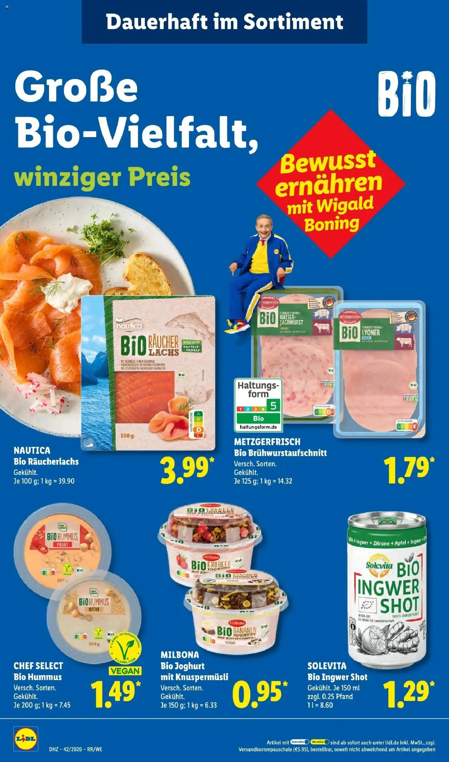 Lidl Prospekt Plettenberg (ab 12.10.2026) zum Blättern » Angebote | Seite: 16 | Produkte: Joghurt, Äpfel, Lachs, Zitrone
