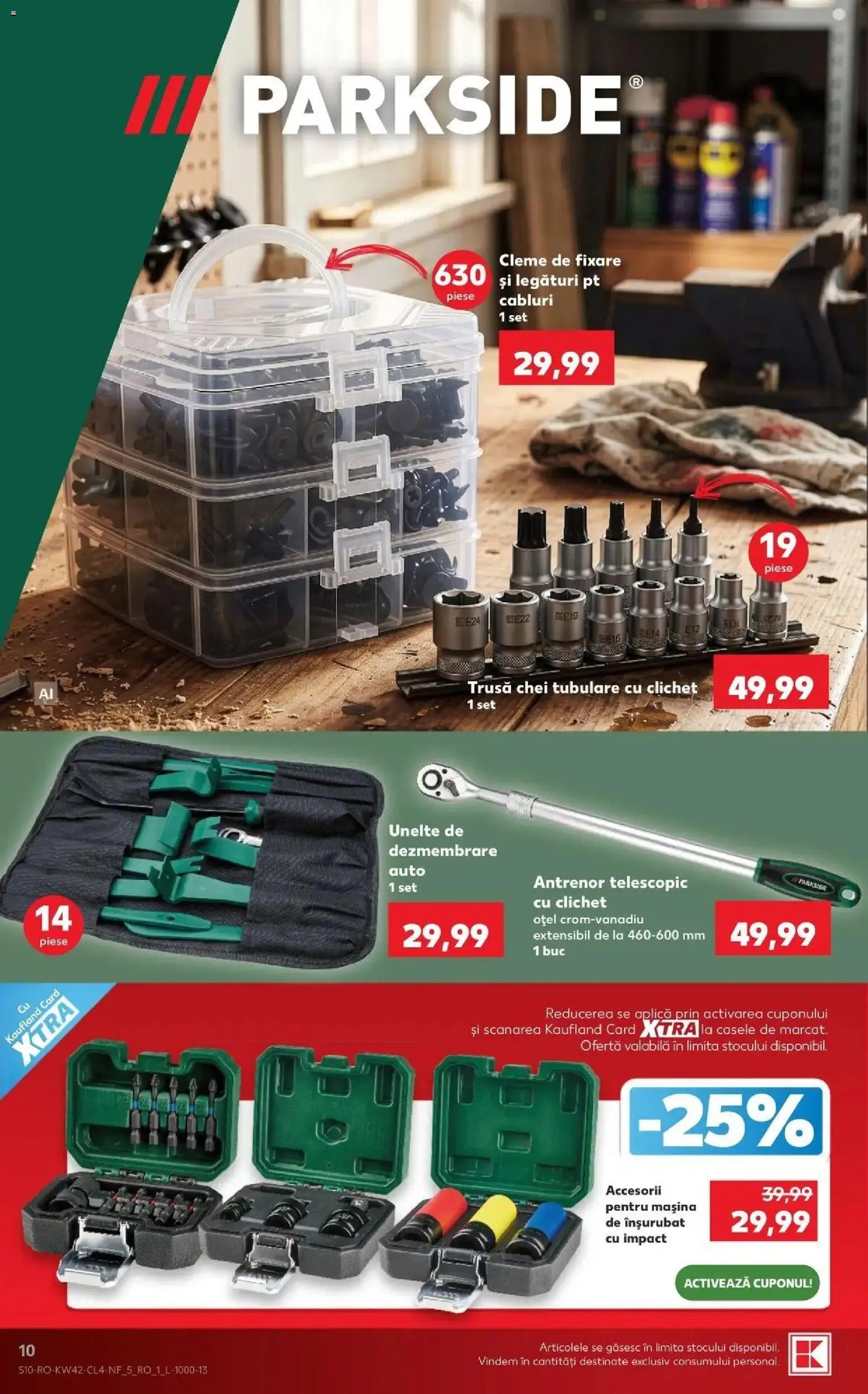Kaufland Vaslui 14.10.2026 - Revista si Oferta | Pagină: 10 | Produse: Masina de Insurubat, Aplică, Parkside, Impact