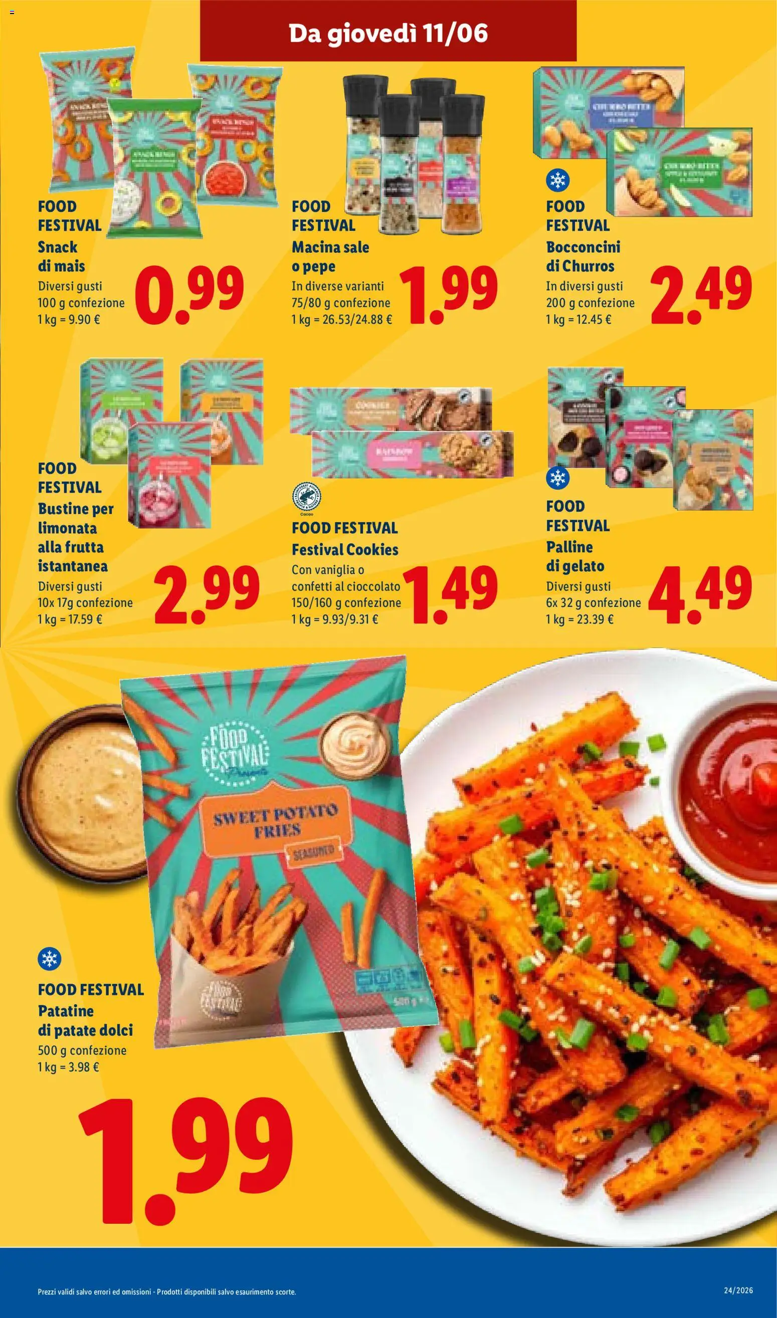 Volantino Lidl del 11.06.2026 | Pagina: 19 | Prodotti: Limonata, Gelato, Pepe, Macina