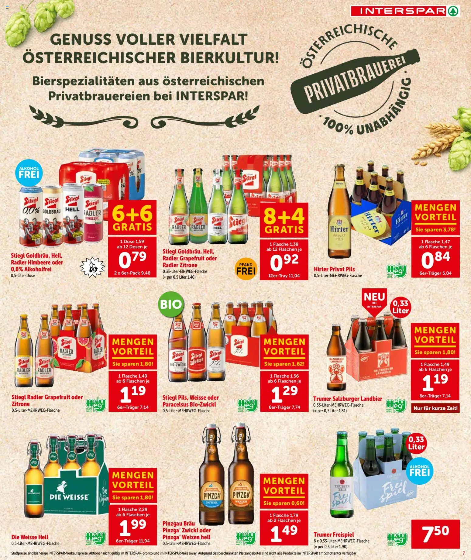 Interspar Flugblatt - Salzburg gültig ab 18.06.2026 | Seite: 7 | Produkte: Grapefruit, Zitrone, Himbeere