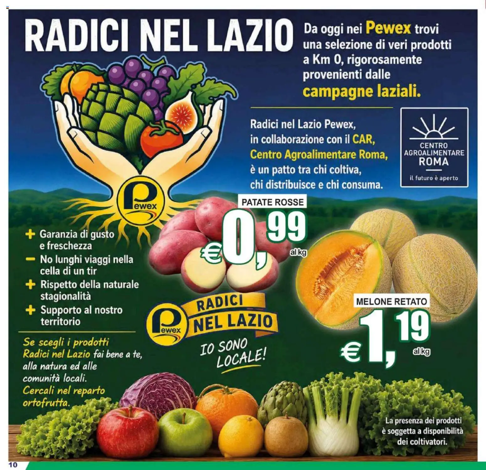 Volantino Pewex del 31/07/2026 | Pagina: 10 | Prodotti: Patate, Melone
