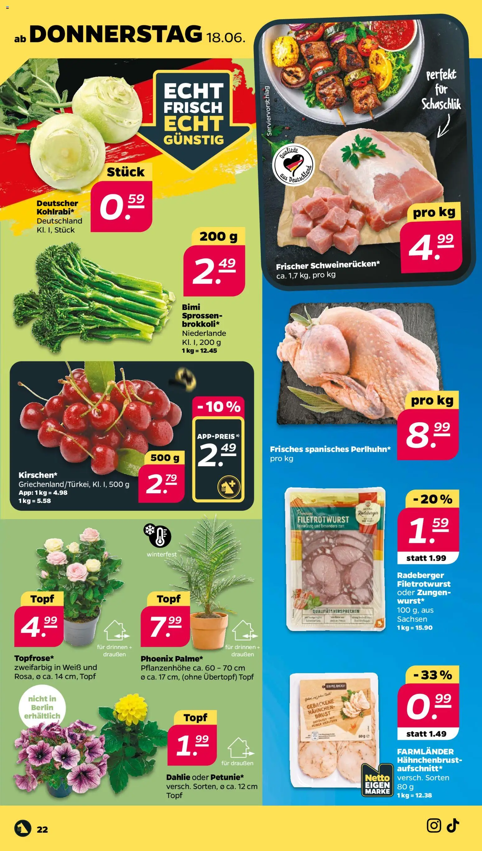 Netto Prospekt – gültig ab 15.06.2026 | Seite: 26 | Produkte: Hahnchen, Hahnchenbrust