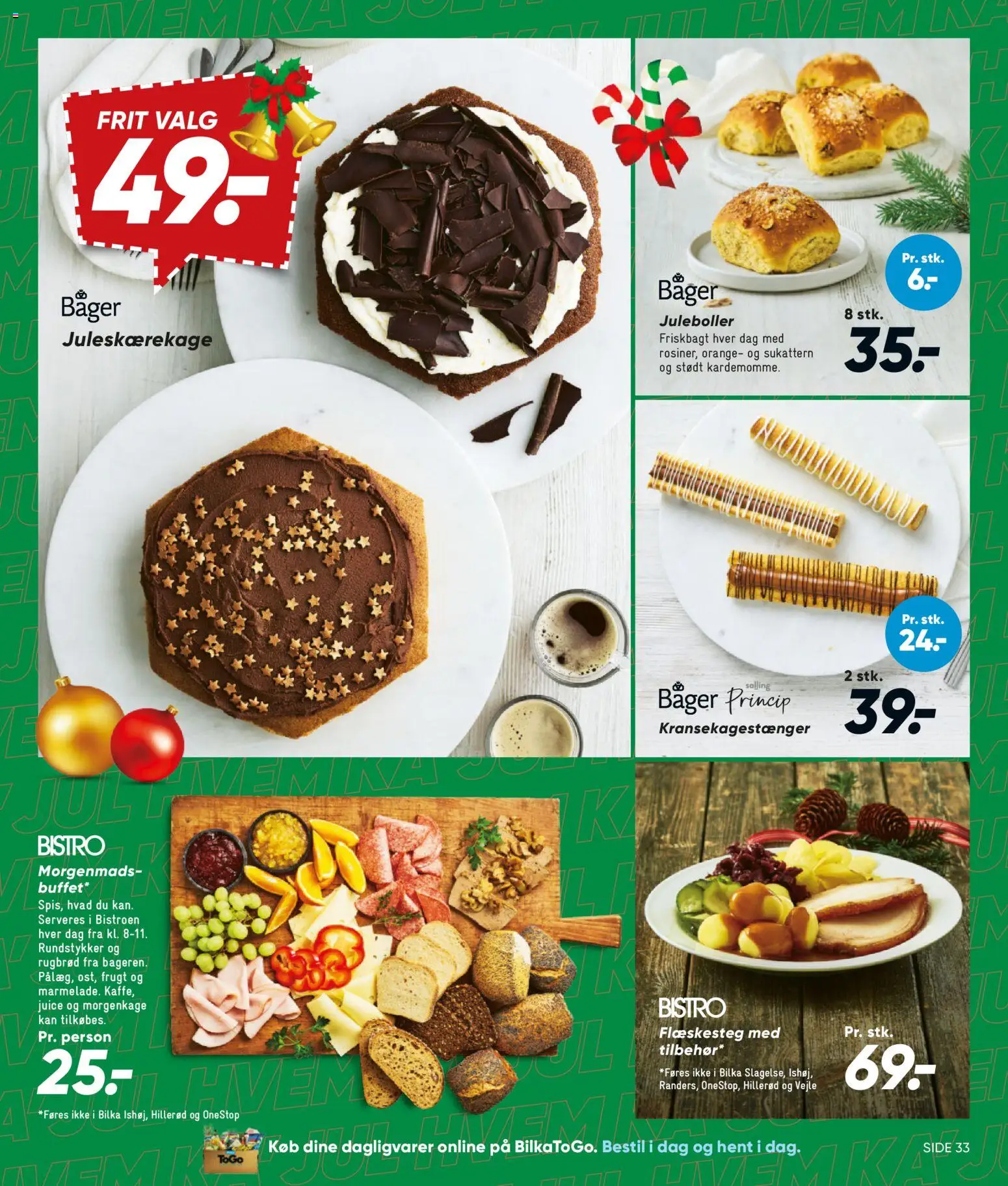 Bilka tilbudsavis – gyldig fra 30/10/2026 | Side: 45 | Produkter: Dagligvarer, Juice, Flæskesteg, Rugbrød