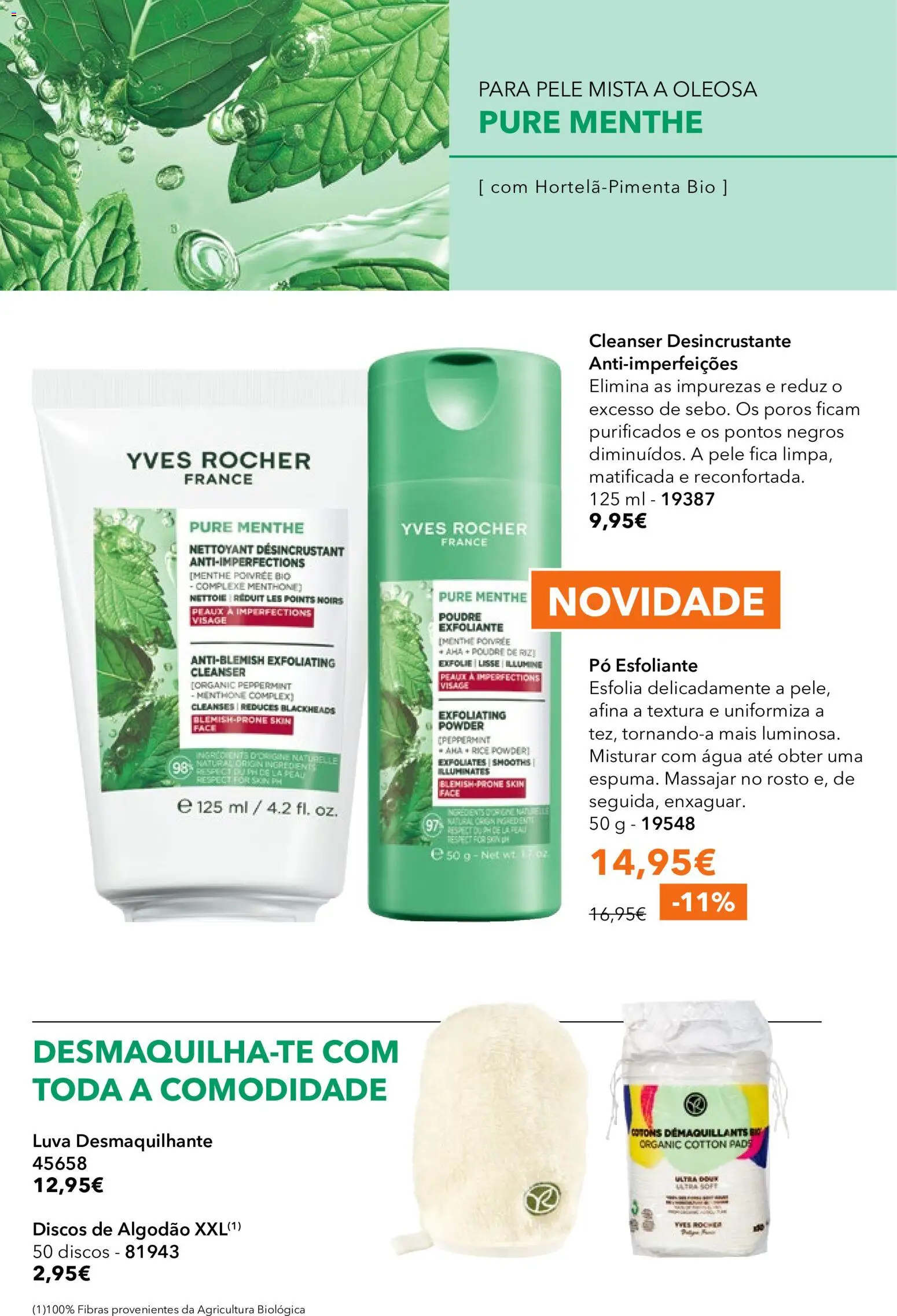 Yves Rocher catálogo 8 │ válido de 03.06.2026 | Página: 32 | Produtos: Agua, Pó, Algodão