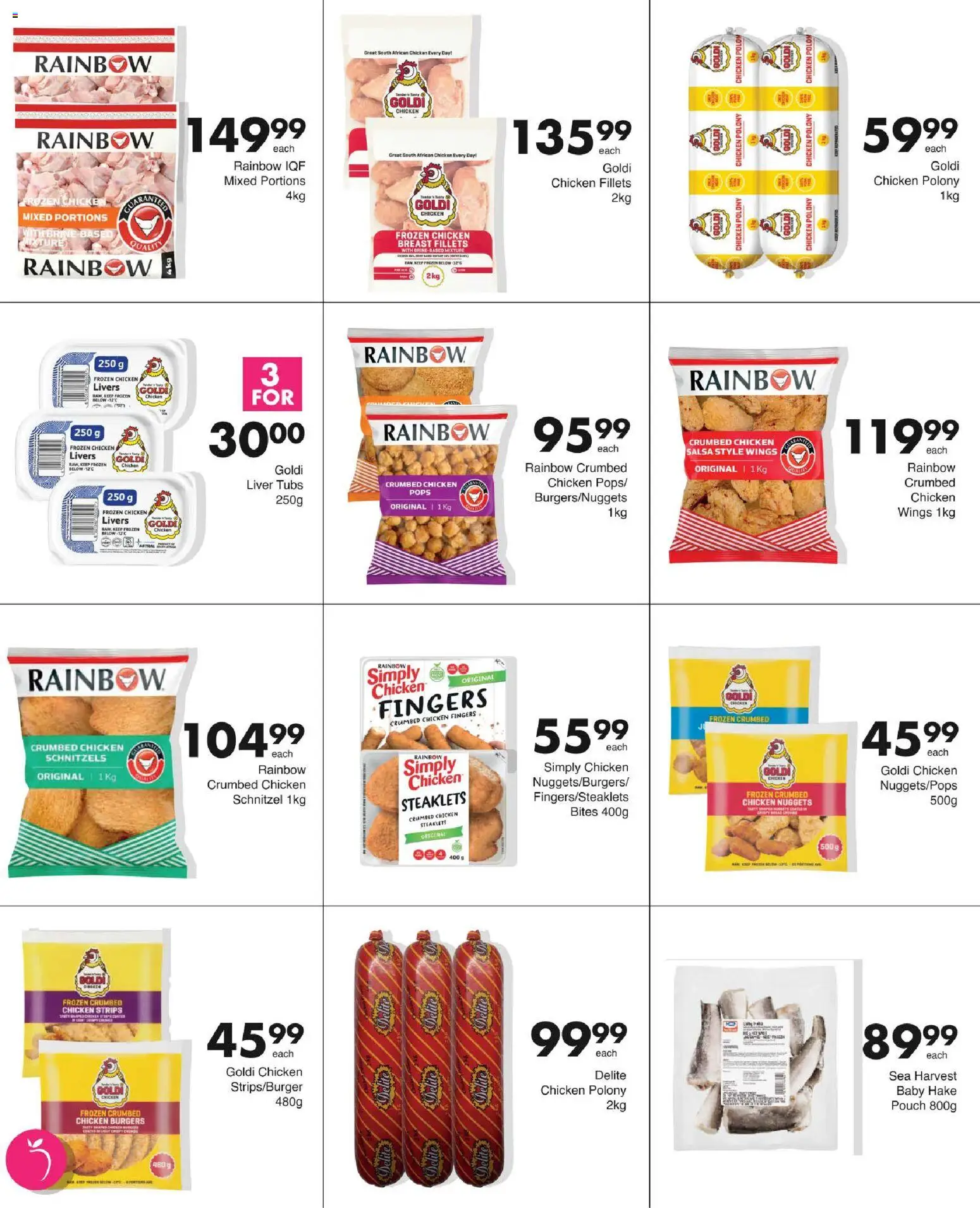 New Save catalogue – valid from 29/09/2026 | Page: 15 | Products: Chicken strips, Frozen chicken, Polony, Chicken