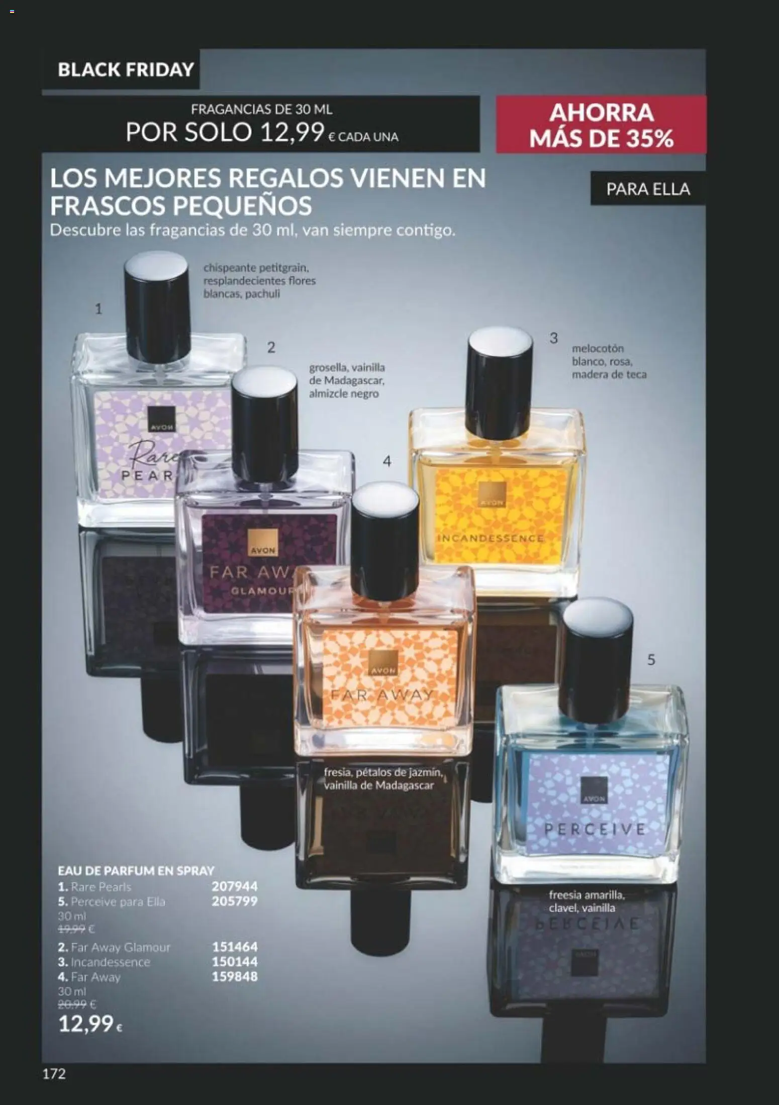 Catálogo AVON Black Friday │ válido desde el 01/11/2026 | Página: 172 | Productos: Flores, Vainilla, Eau de parfum