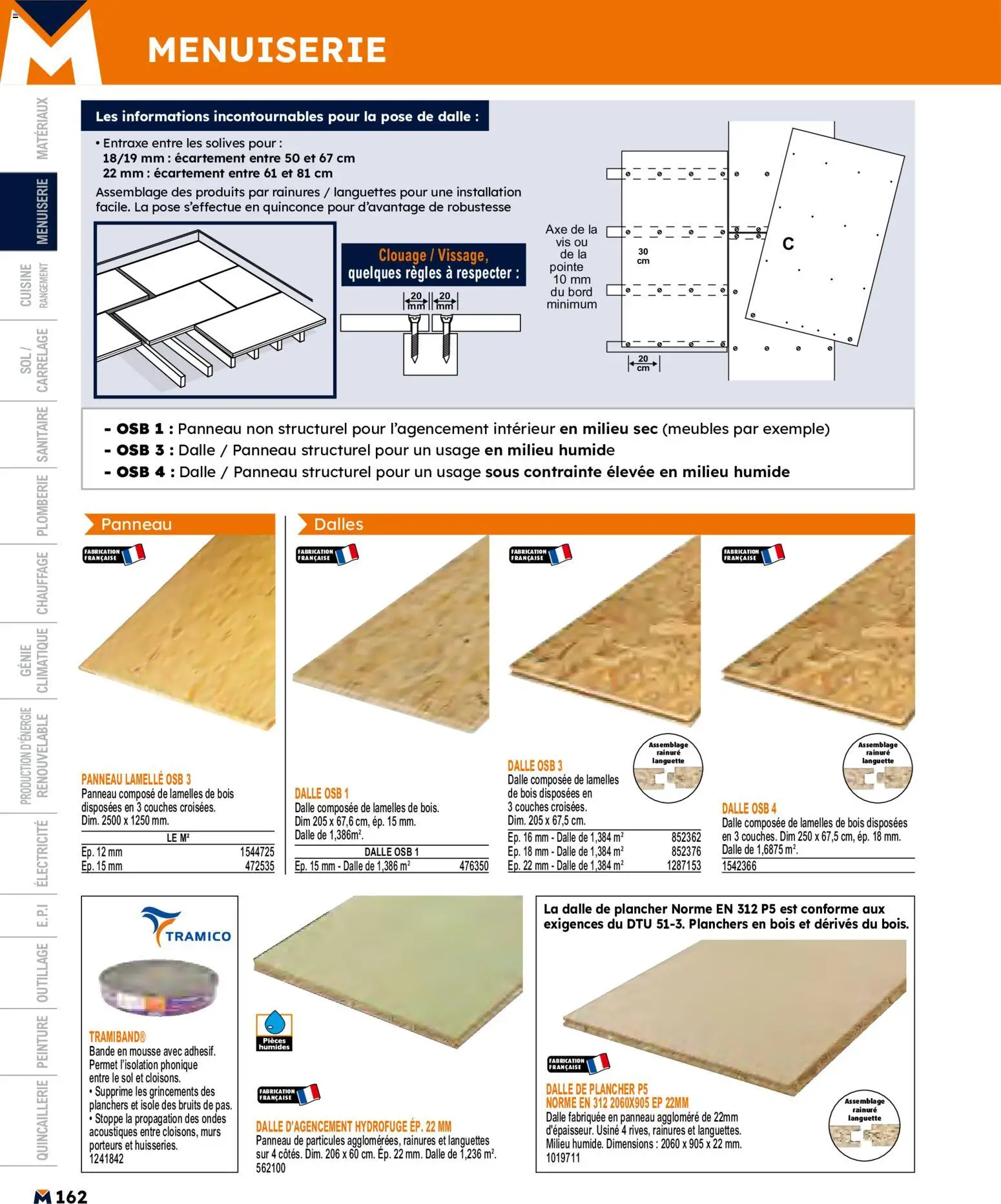 {H1} | Page: 162 | Produits: Couches, Mousse