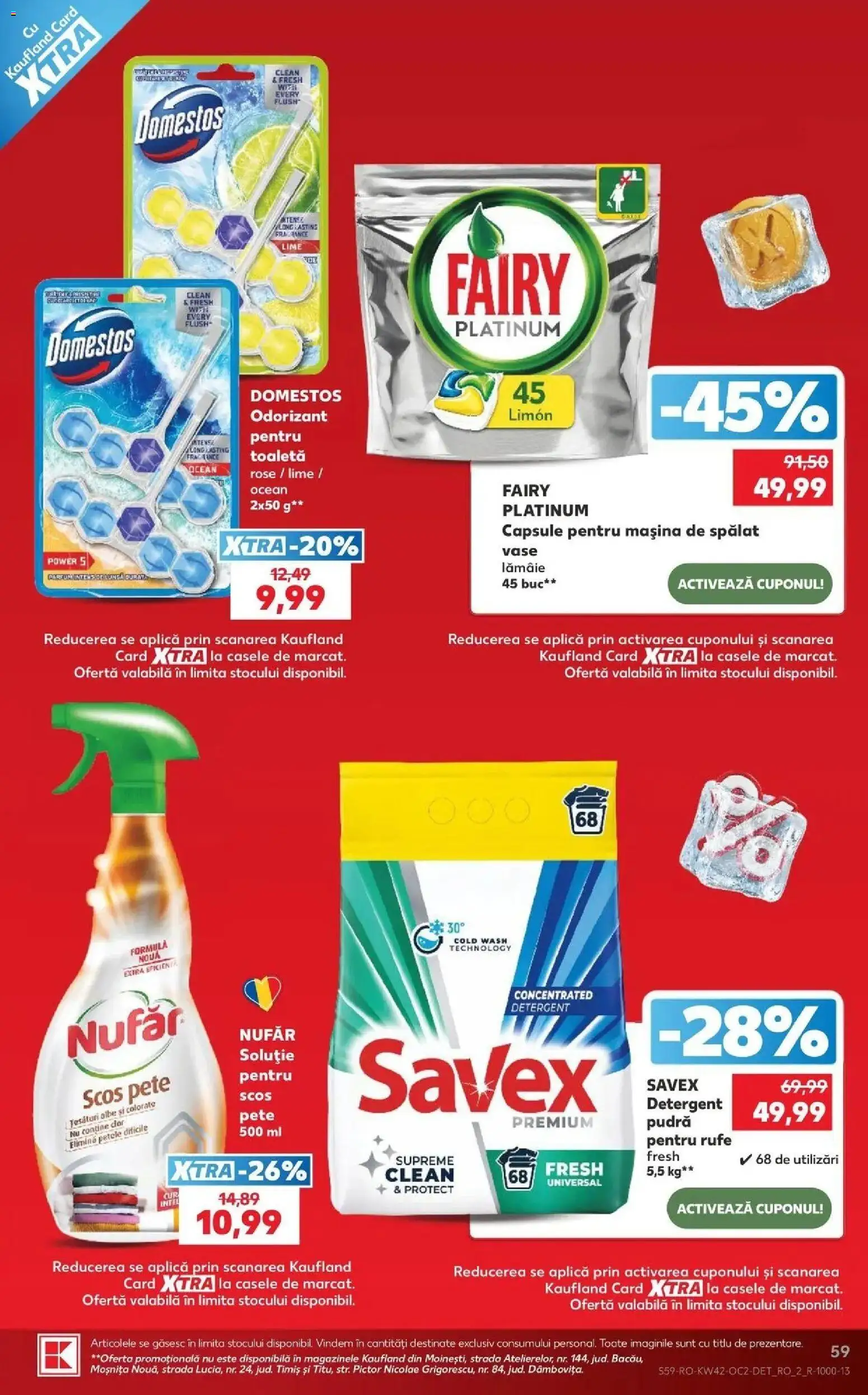 Kaufland Bârlad 14.10.2026 - Revista si Oferta | Pagină: 59 | Produse: Mașină De Spălat, Vase, Toaletă, Power