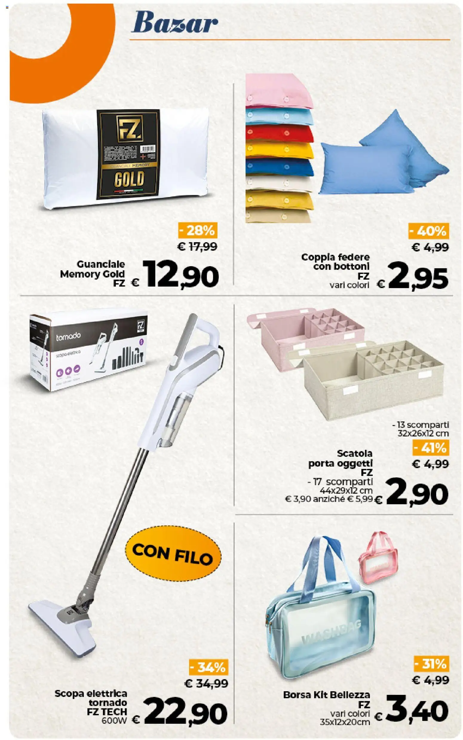 Volantino Ipercoop del 09.06.2026 | Pagina: 54 | Prodotti: Scopa elettrica, Scopa, Borsa, Guanciale