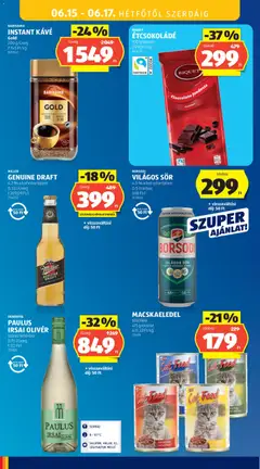INSTANT KÁVÉ Gold, 200 g/üveg - amely érvényes a következő dátumtól: 11.06.2026 | Oldal: 42