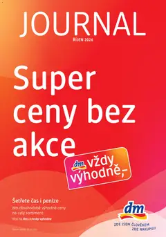 Náhled letáku dm drogerie leták od 02.10.2026