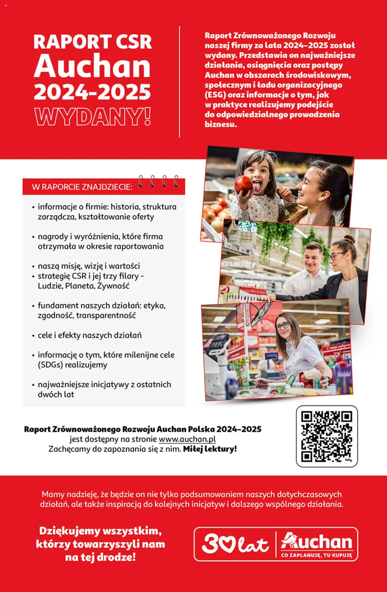 Auchan gazetka - 30 Lat Hipermarket od 27.08.2026 | Strona: 48 | Produkty: Żywność