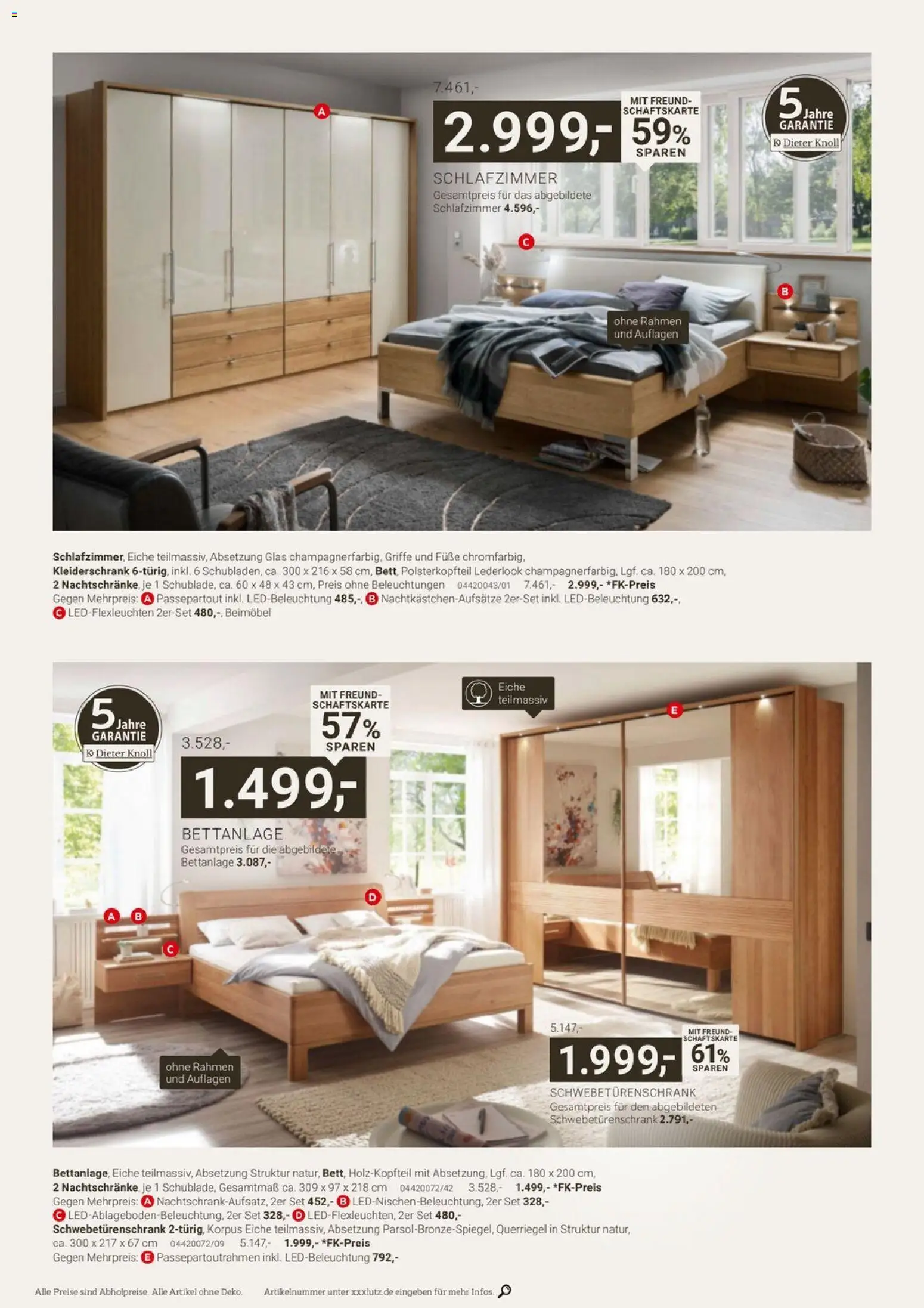 XXXLutz Dieter Knoll Spezial – gültig ab 01.08.2026 | Seite: 22 | Produkte: Kleiderschrank, Schwebetürenschrank