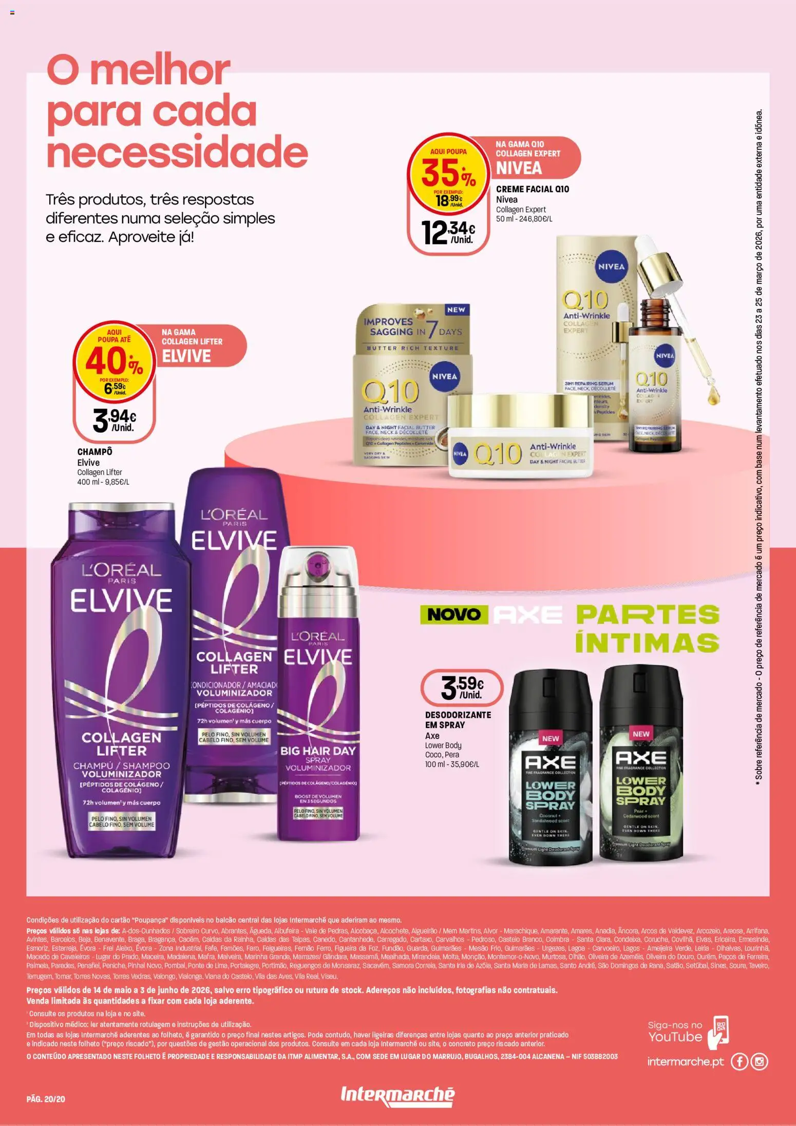 Intermarché Folheto Especial Beleza Super │ válido de 14.05.2026 | Página: 20