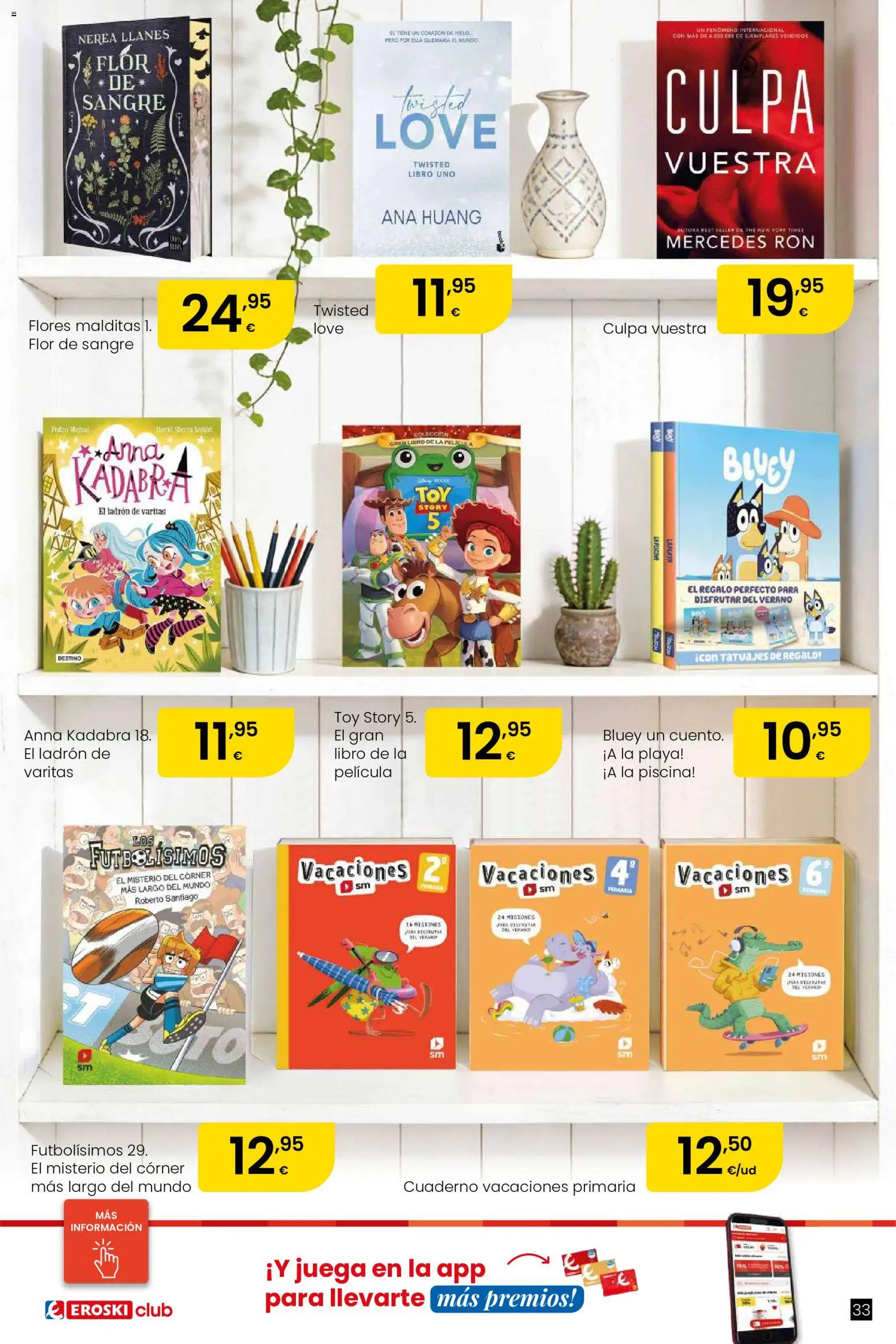 Eroski Oh! OFERTA Málaga │ válido desde el 11.06.2026 | Página: 33 | Productos: Ron, Juega