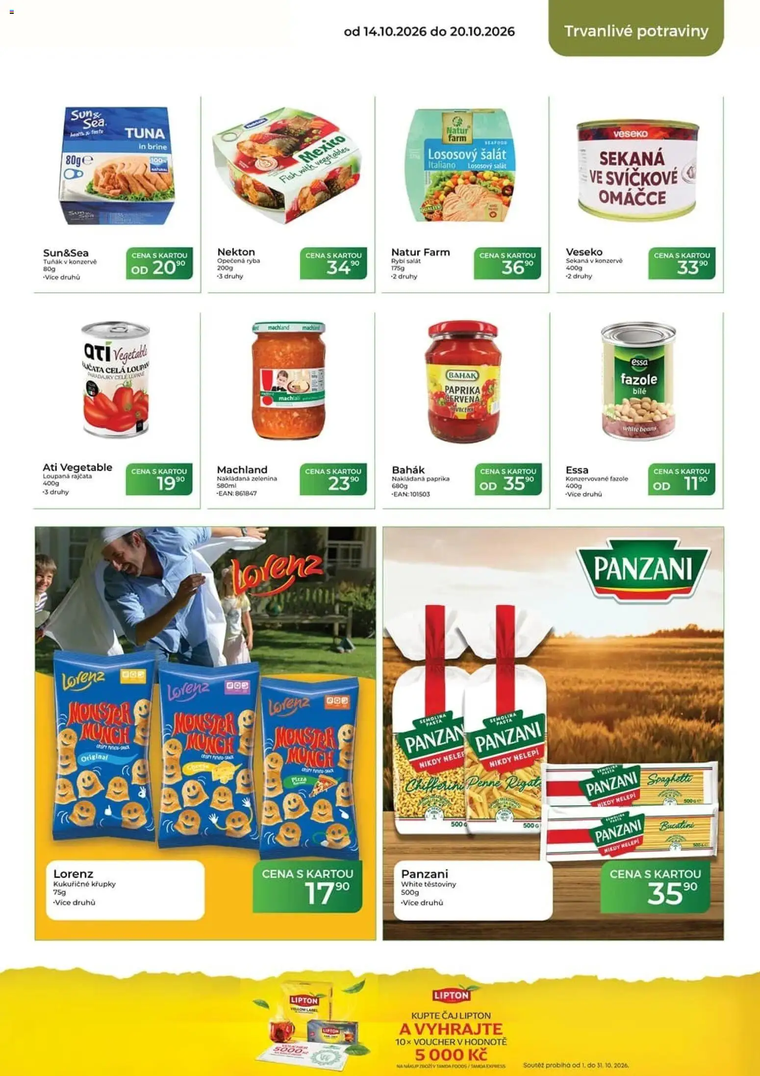 Tamda Foods leták od 14.10.2026 | Strana: 41 | Produkty: Monster, Čaj, Tuňák v konzervě, Paprika