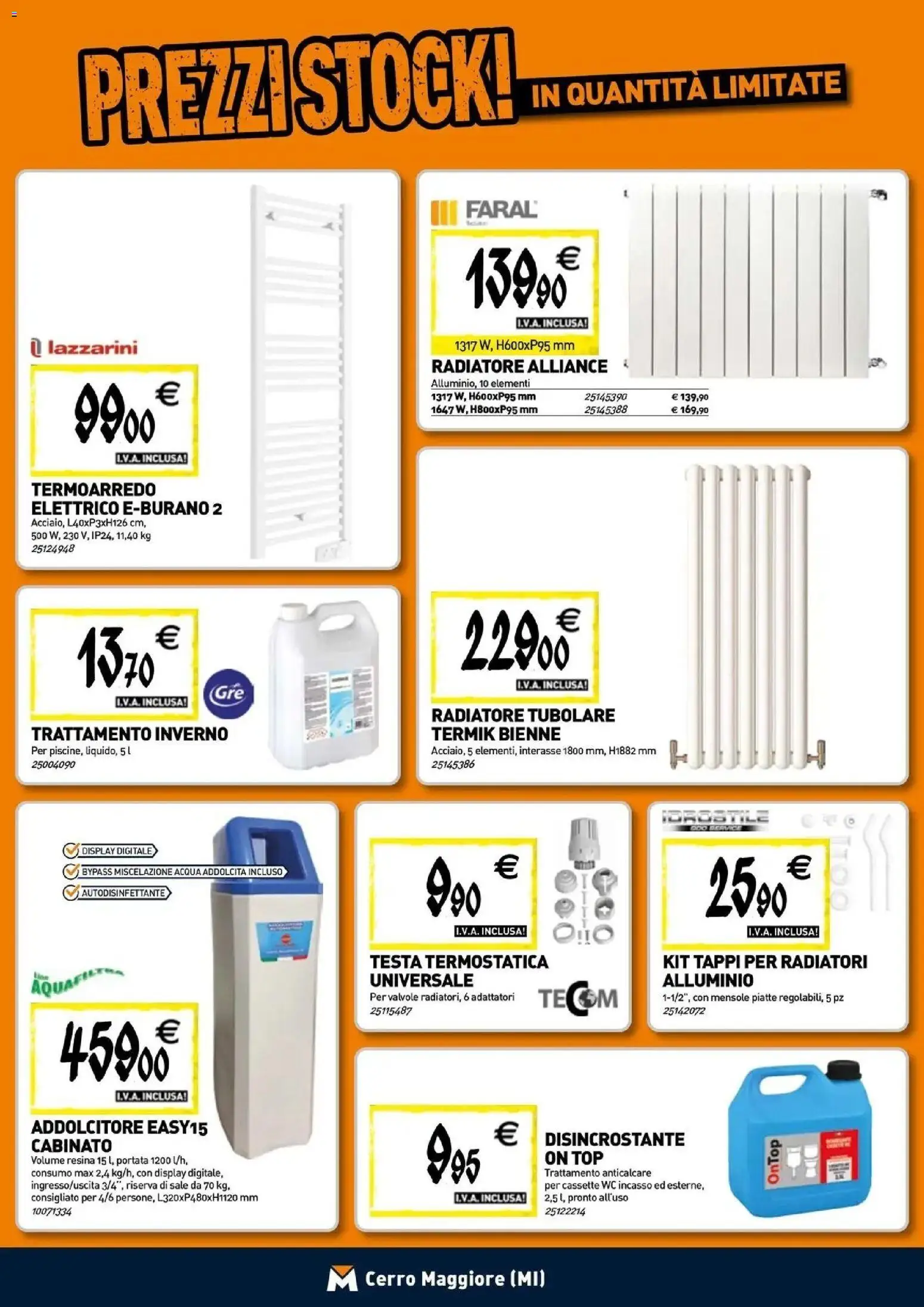 Nuovo TECNOMAT - Straordinari prezzi stock! dal 24/09/2026 > offerte anteprima 🛍️ | Pagina: 6 | Prodotti: Acqua, Sale, Top, WC