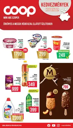COOP - Mini & Abc & Szuper / Mecsek - amely érvényes a következő dátumtól: 2026.07.23.
