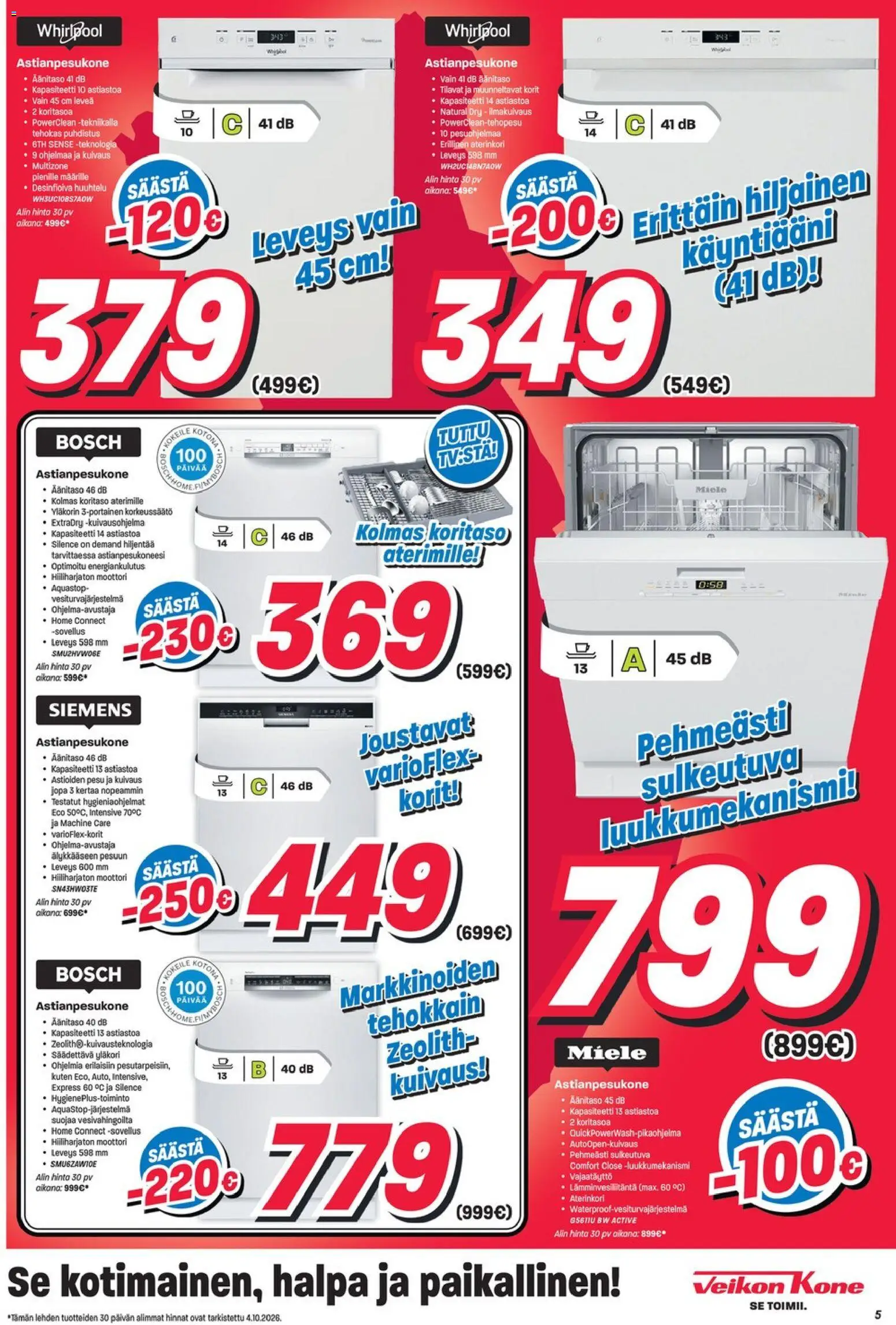 Veikon Kone tarjoukset – voimassa 05/10/2026 alkaen | Sivu: 5