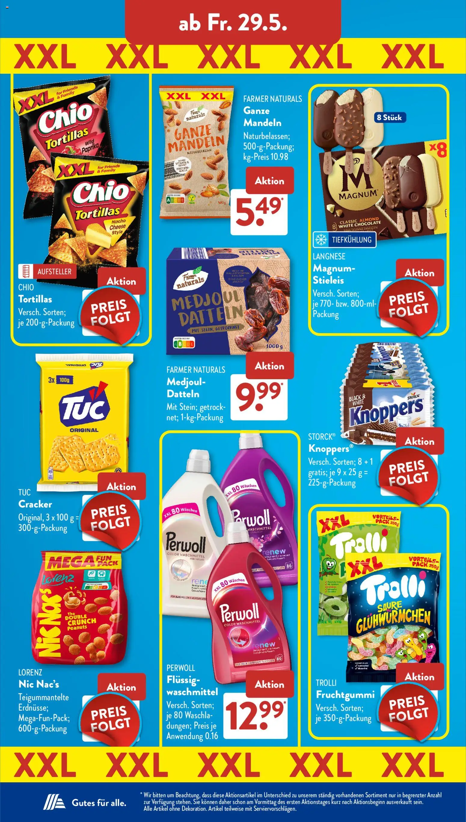 Aldi Süd Prospekt 	 – gültig ab 26.05.2026 | Seite: 15 | Produkte: Perwoll, Mandeln, Waschmittel, Zucker