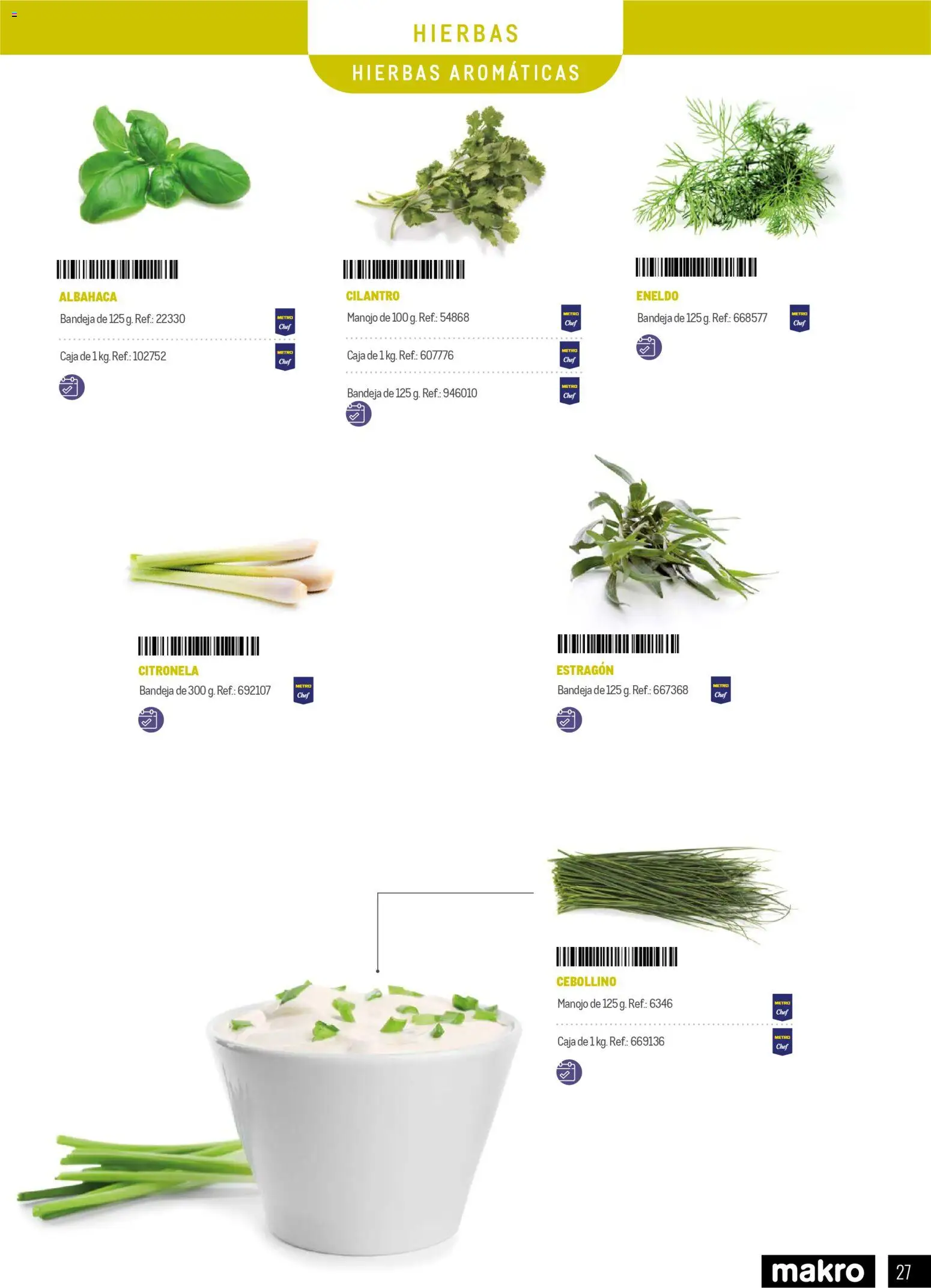 Makro - Especial Frutas y Verduras Península │ válido desde el 05.01.2026 | Página: 27 | Productos: Bandeja, Caja