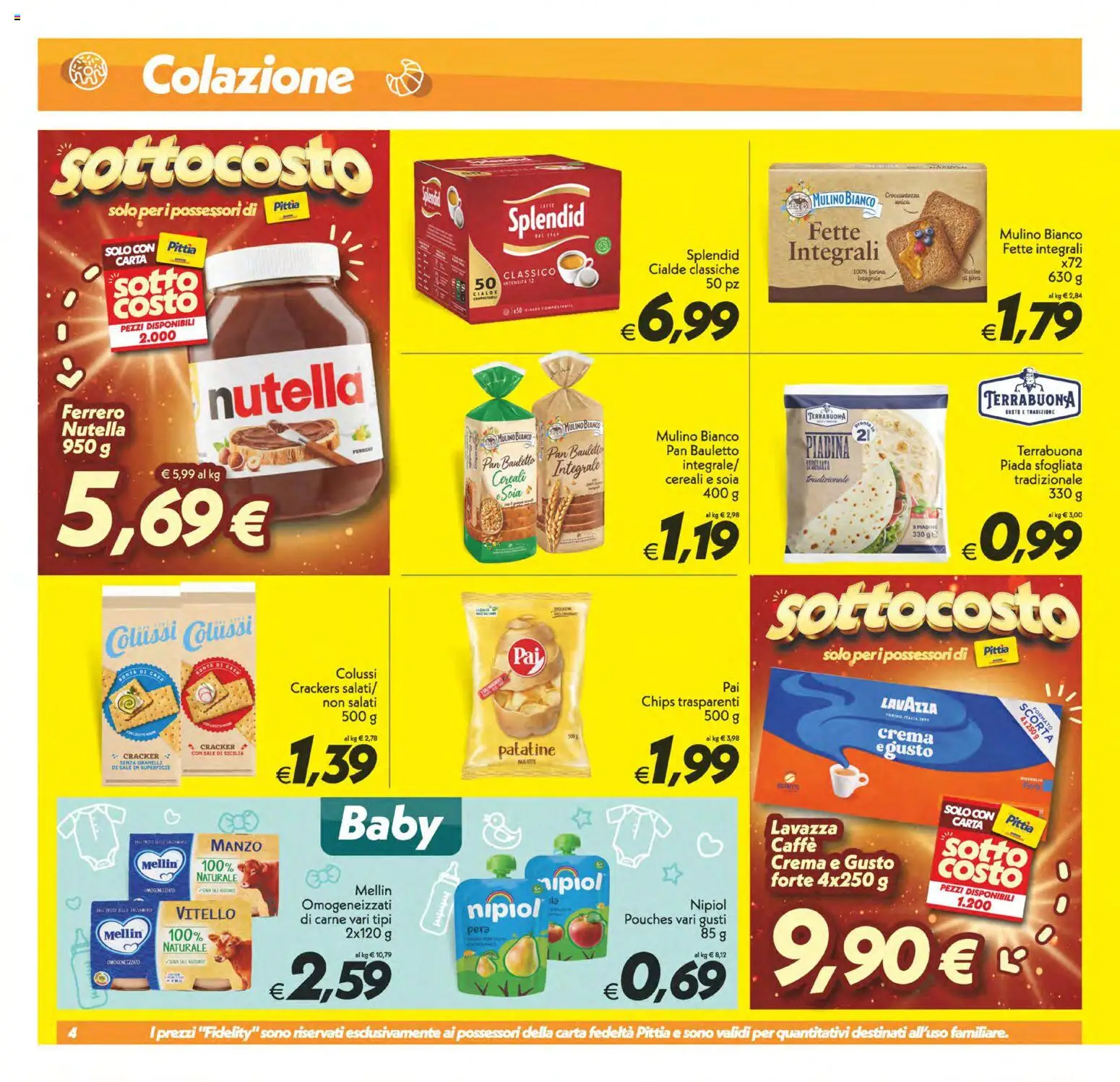 Volantino SuperConveniente del 13/10/2026 | Pagina: 4 | Prodotti: Manzo, Cereali, Farina, Vitello