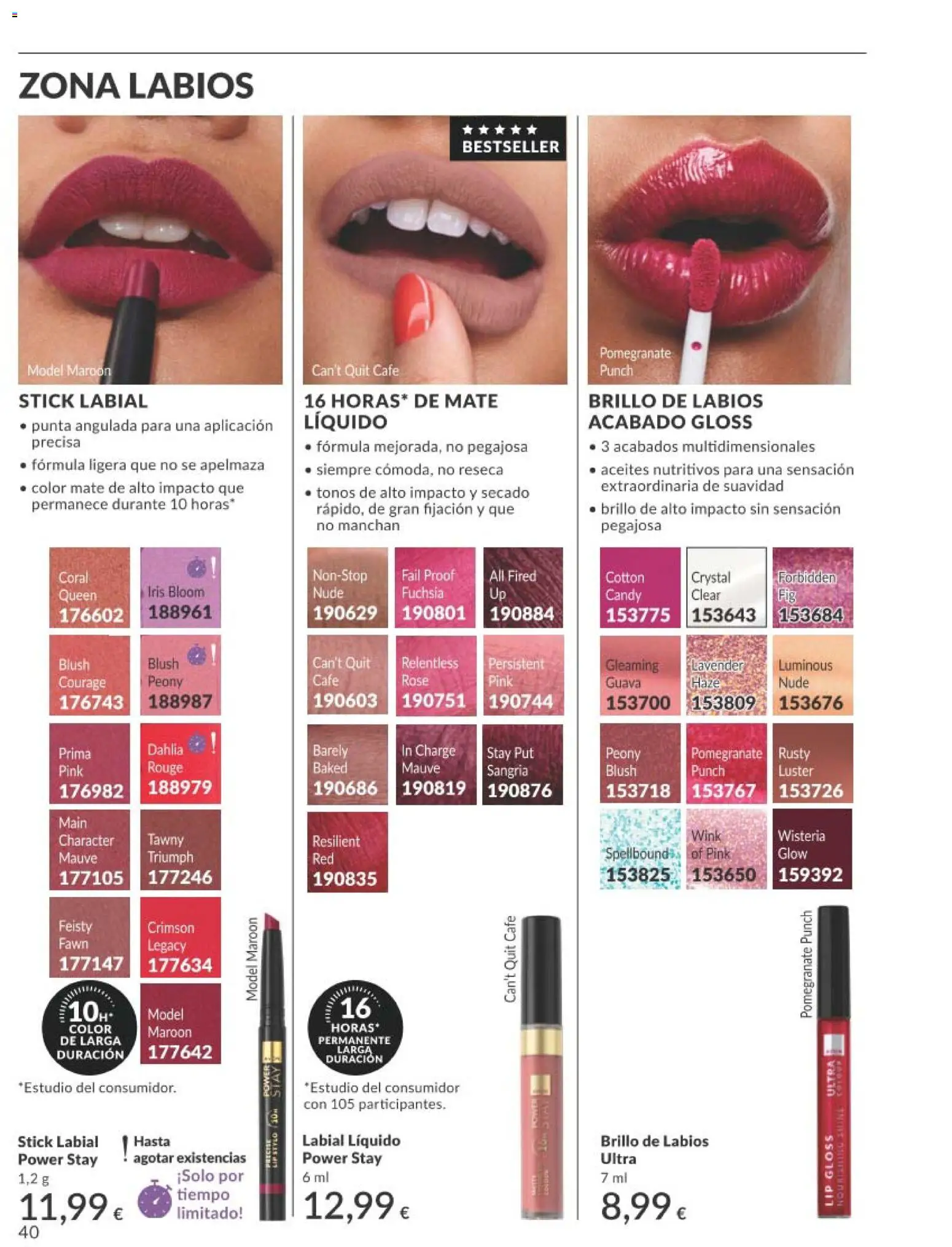 Catálogo AVON campaña 7 │ válido desde el 01/07/2026 | Página: 40