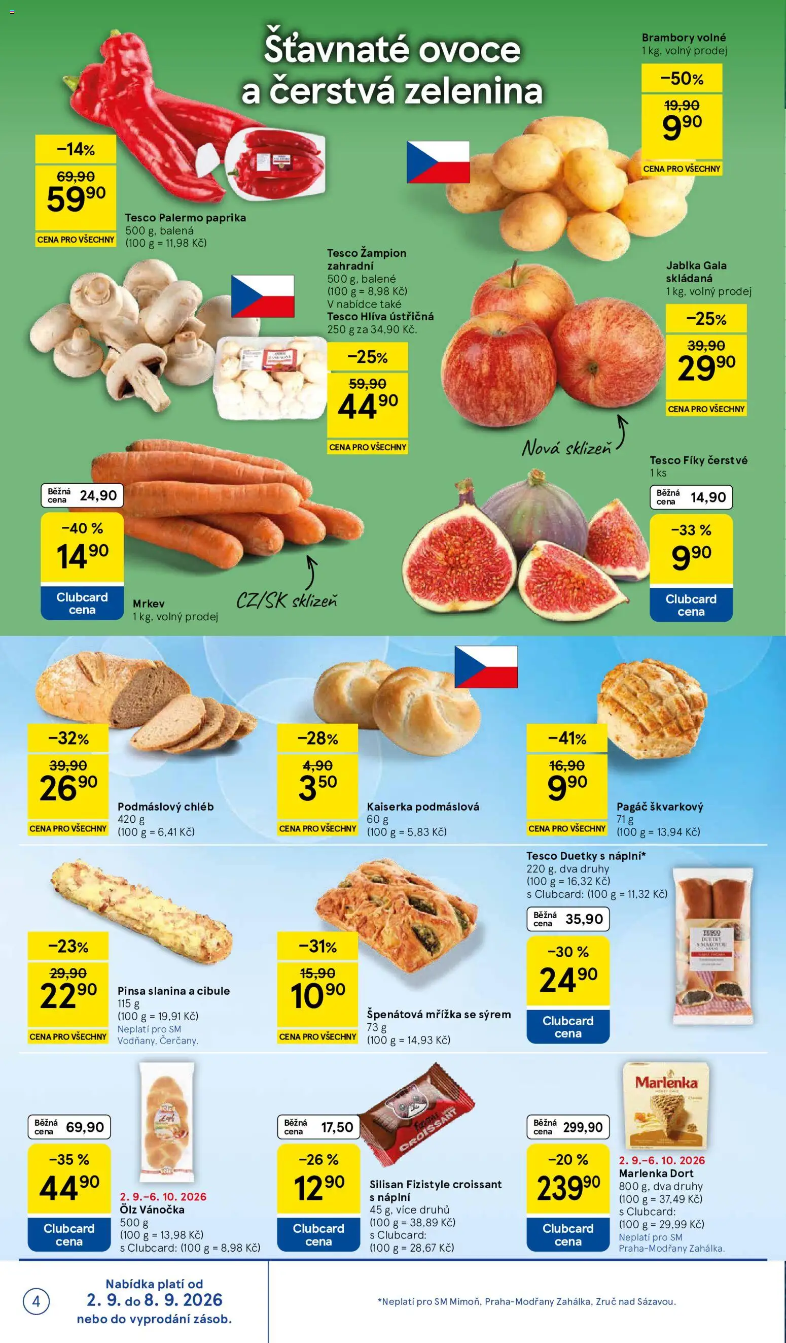 Tesco leták - Supermarket od 02.09.2026 | Strana: 4
