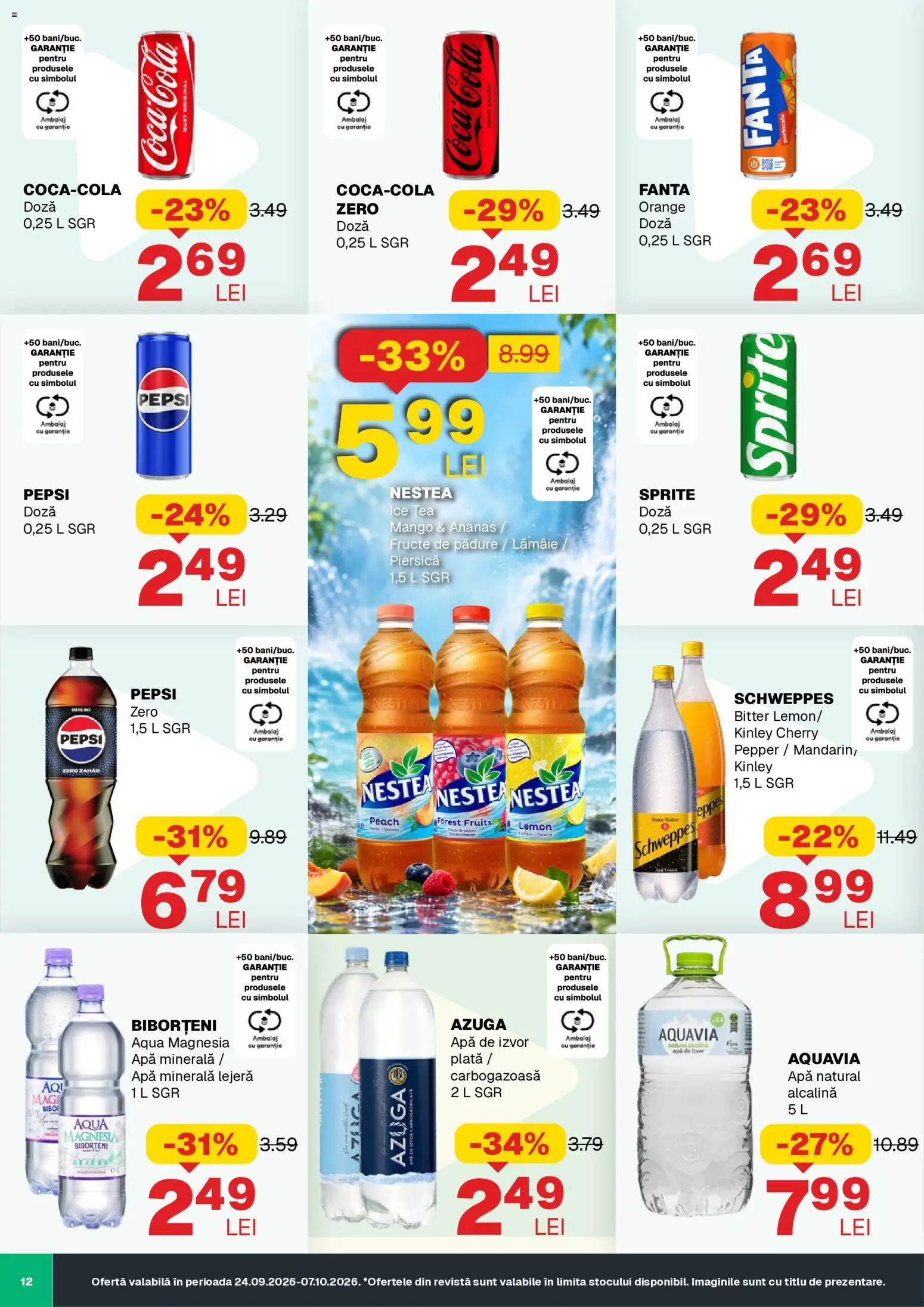 Noul catalog Annabella – valabil de la 24.09.2026 | Pagină: 12 | Produse: Piersică, Fructe de pădure, Pepsi, Zahăr