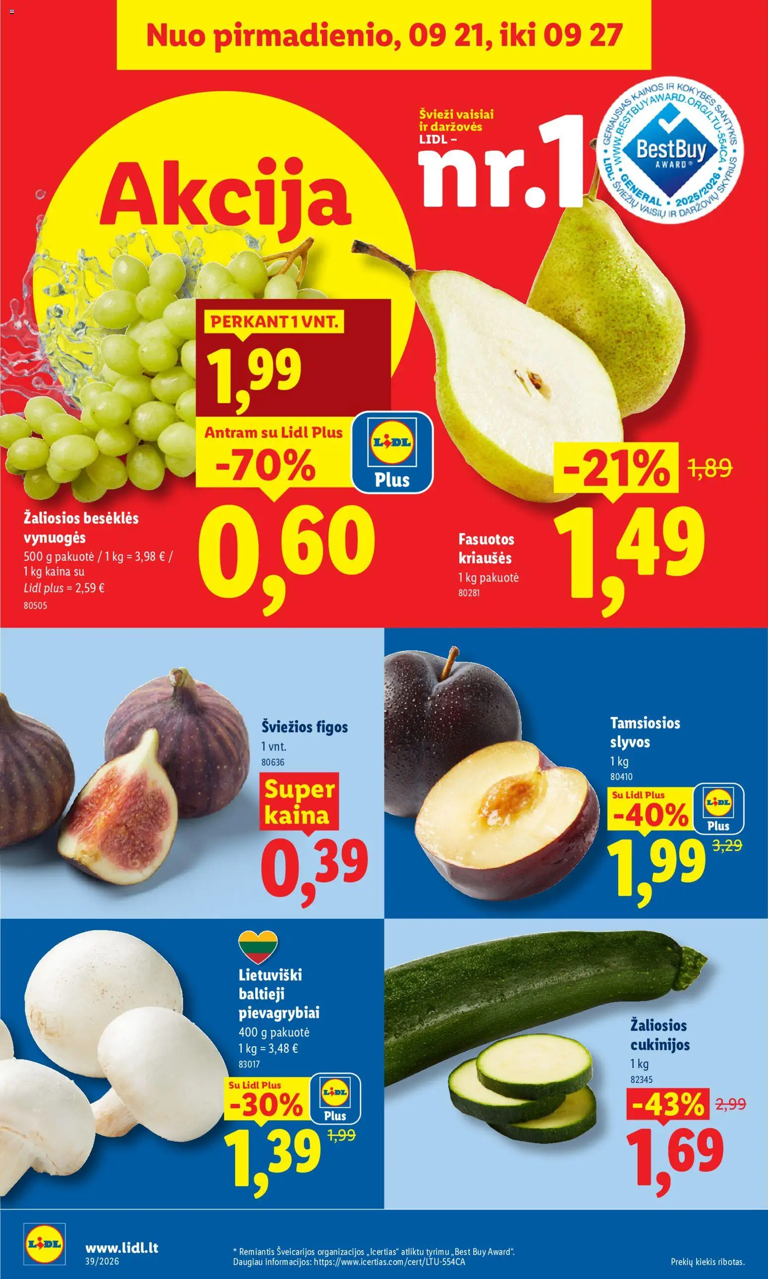 LIDL akcijos nuo 2026.09.21 | Puslapis: 2