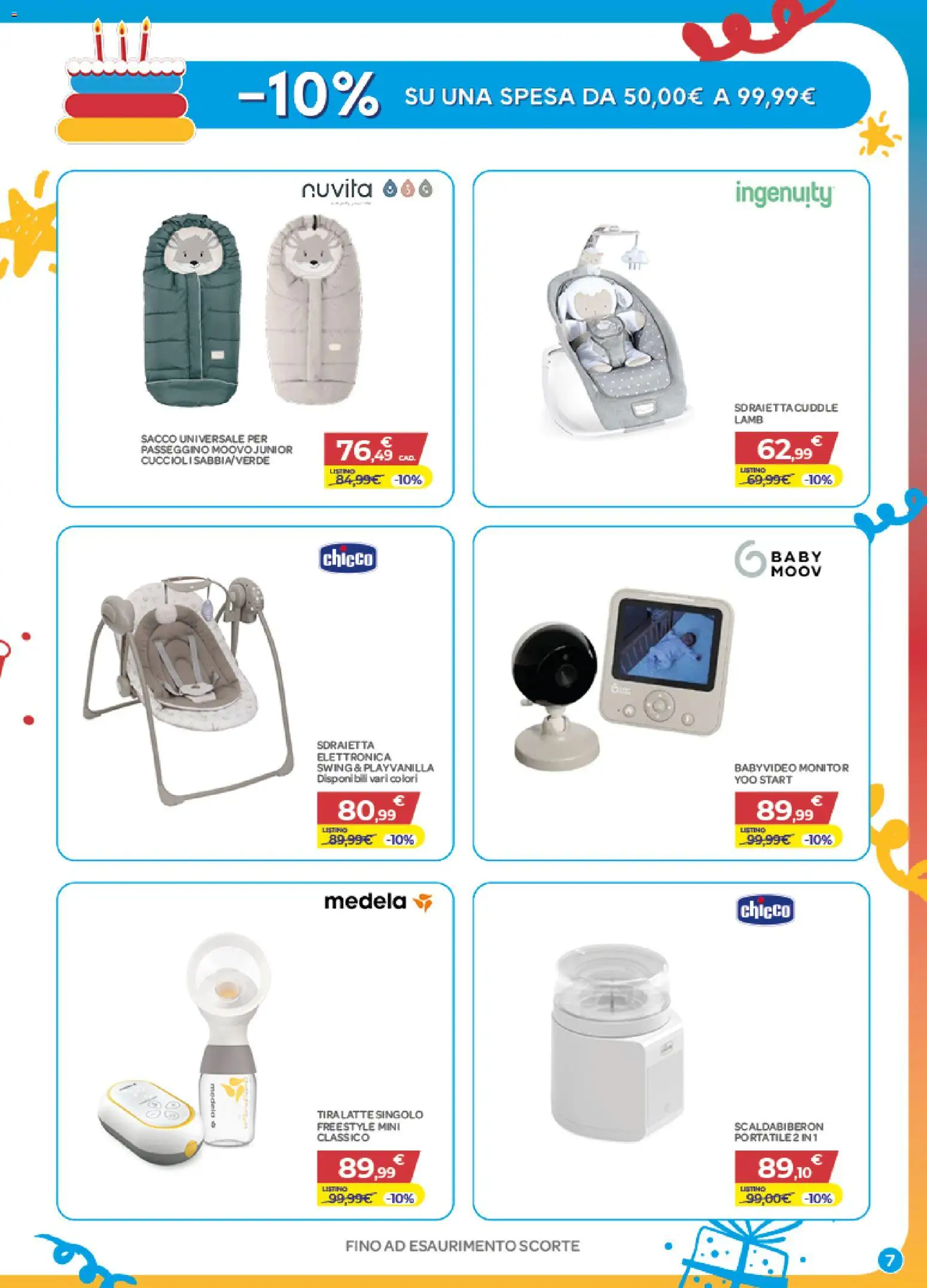 Volantino Bimbo store del 01/10/2026 | Pagina: 7 | Prodotti: Monitor, Passeggino, Tiralatte