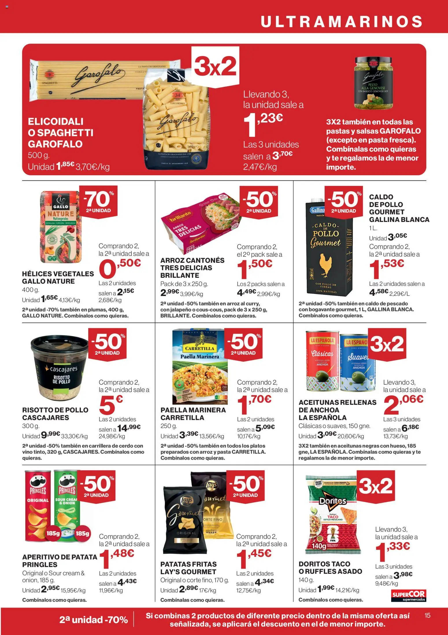 Supercor folleto │ válido desde el 06.05.2026 | Página: 15 | Productos: Vino, Pescado, Pasta, Té
