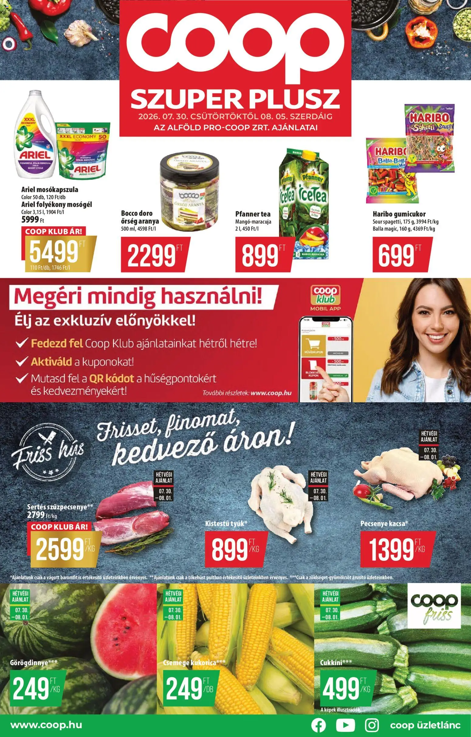 Akciós újság új COOP catalogue cover