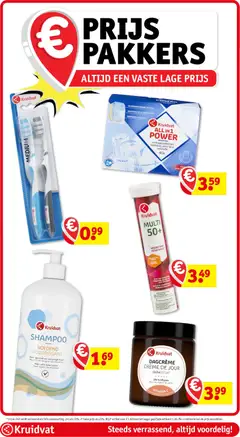 Kruidvat SHAMPOO VOEDEND NOURRISSANT, Voor gevoed en verzorgd haar. Nourrit et soigne les cheveux. Voor alle haartypen. Tous types de cheveux. - Voorbeeld van een folder van Kruidvat, geldig van 05.05.2026 | Pagina: 32