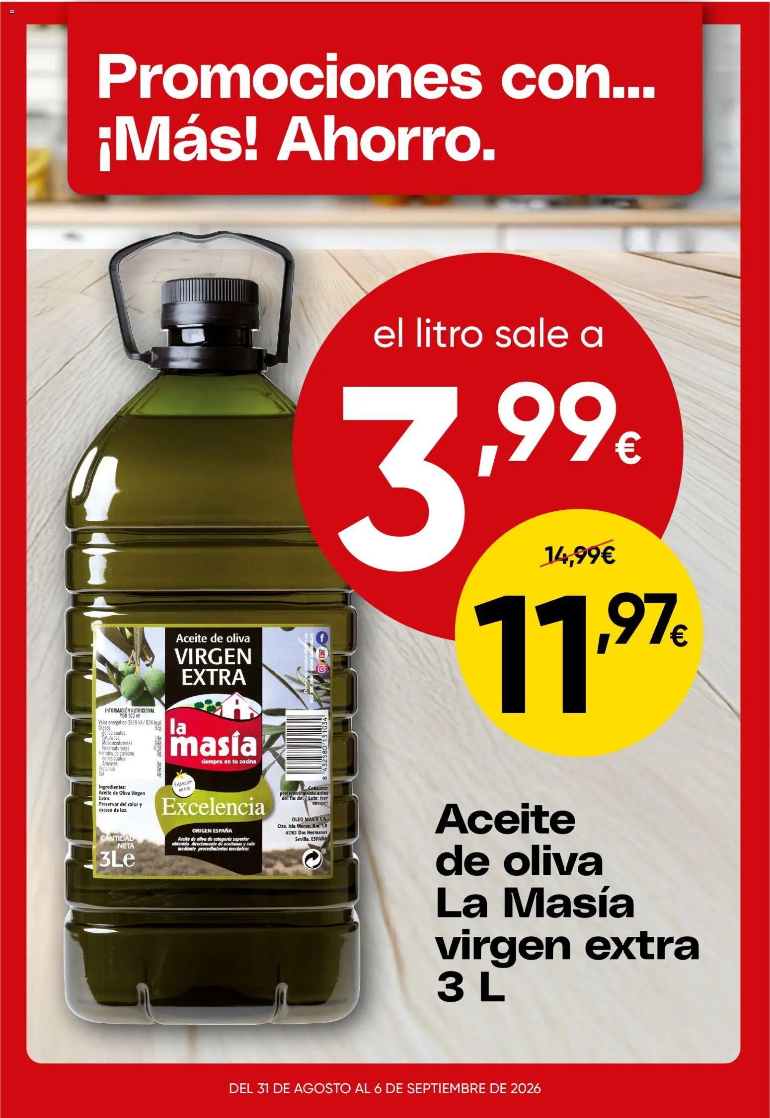 Froiz Oferta semanal │ válido desde el 31/08/2026 | Página: 3 | Productos: Aceitunas, Ingredientes, Aceite de oliva, Cocina