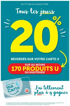 Super U - Prévisualisation de Super U - Ma sélection Carte U Juin valide à partir de 01.06.2026