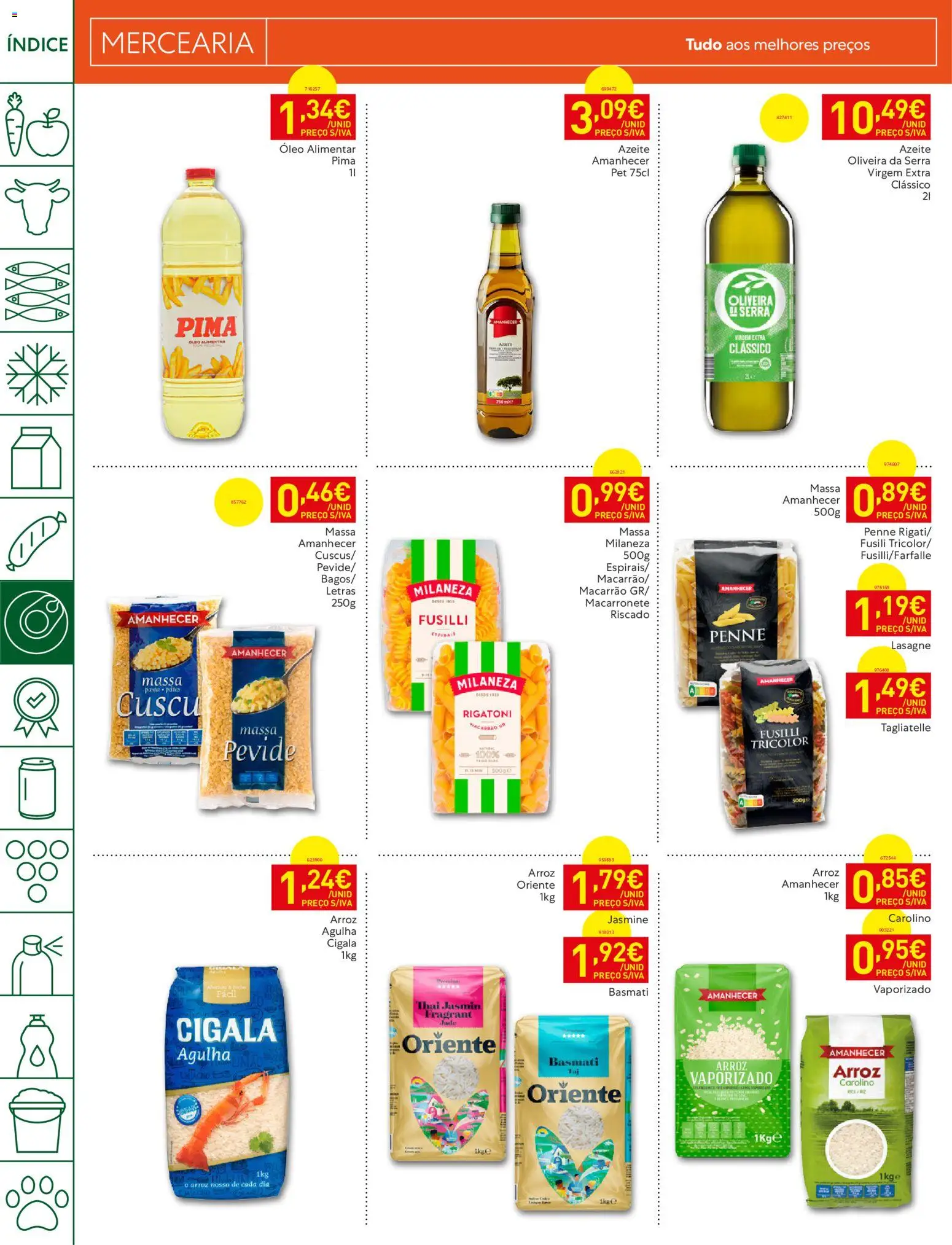 Recheio folheto Madeira │ válido de 01/09/2026 | Página: 12 | Produtos: Óleo alimentar, Óleo, Arroz, Massa