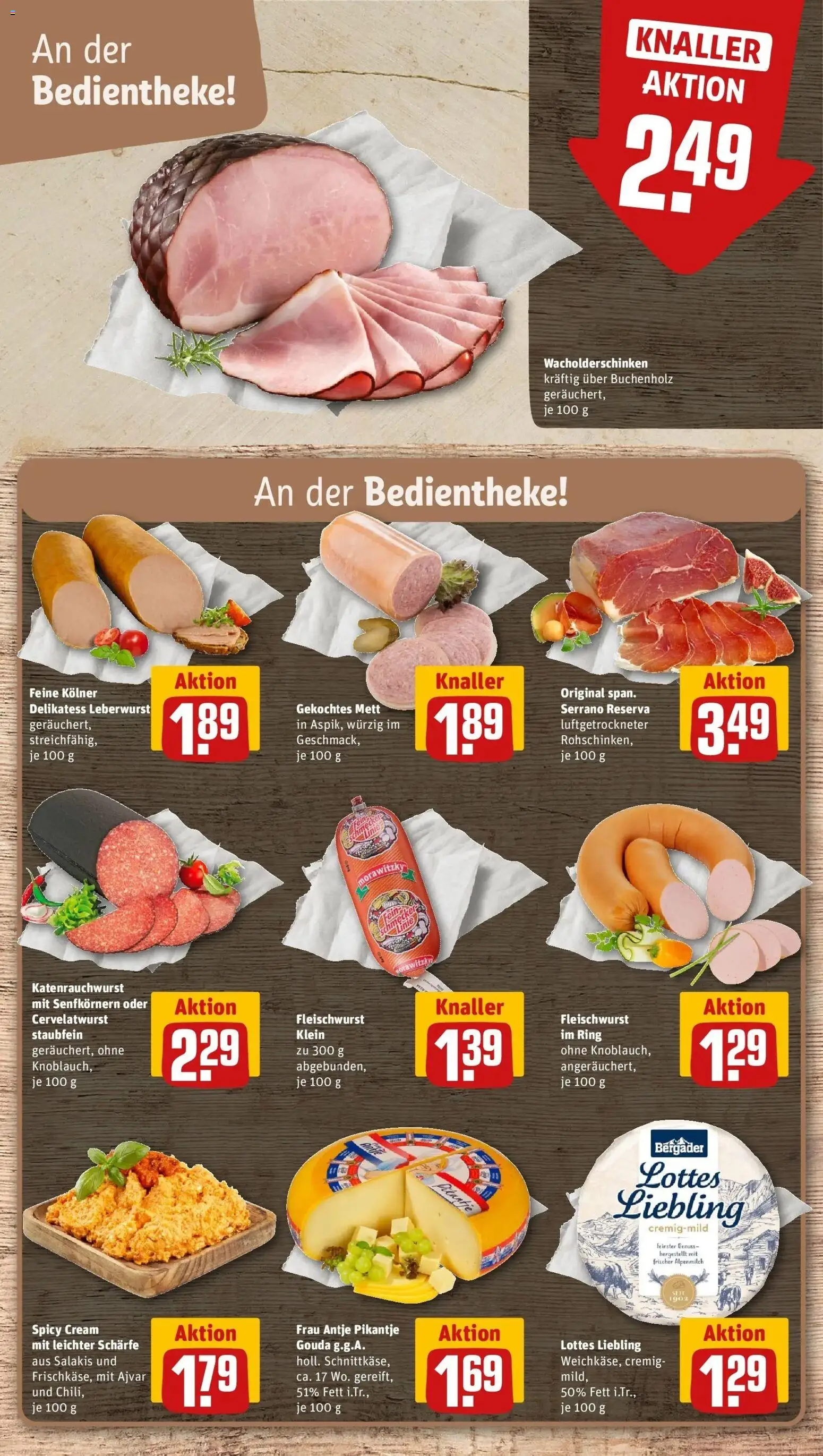 REWE Prospekt ab 10.08.2026 zum Blättern » Angebote | Seite: 7 | Produkte: Gouda, Salakis, Morawitzky