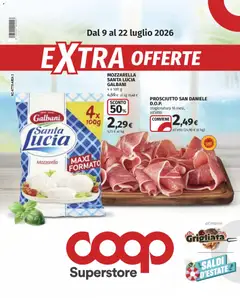 Anteprima del volantino COOP volantino Superstore Chivasso valido a partire dal 09/07/2026
